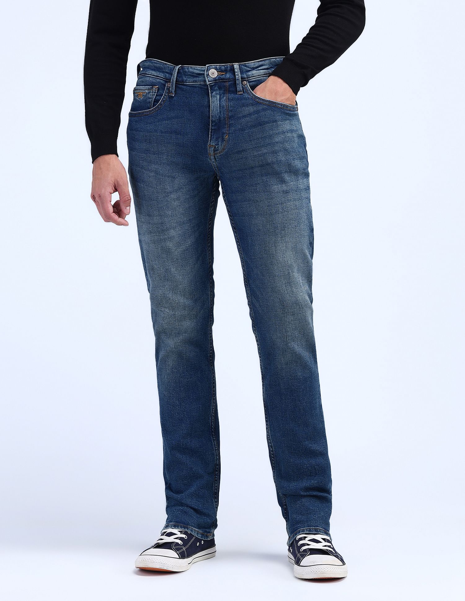 Flying Machine Freddie Slim Straight Fit Jeans