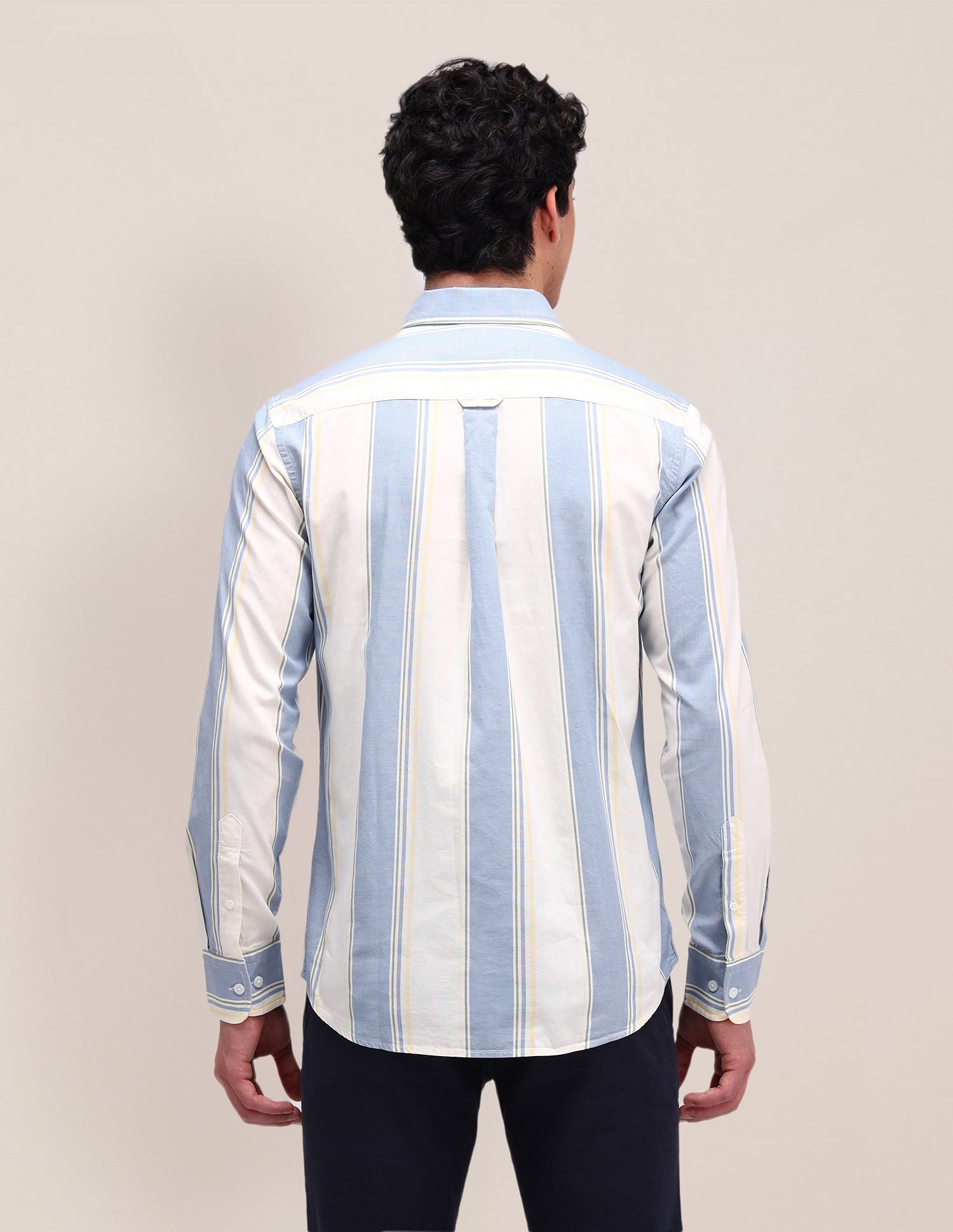 U.S. Polo Assn. Denim Co. Vertical Striped Regular Fit Shirt