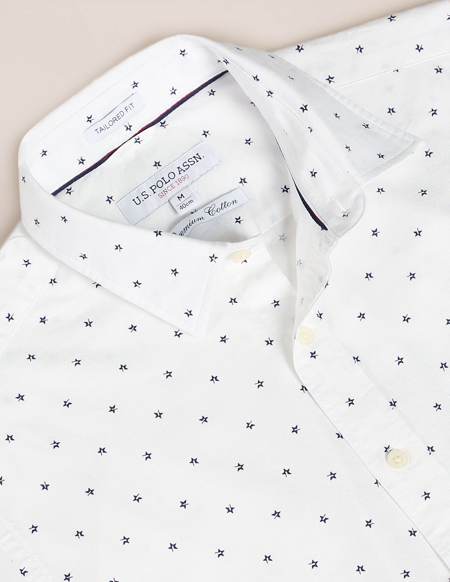 U.S. Polo Assn. Geometric Print Cotton Shirt
