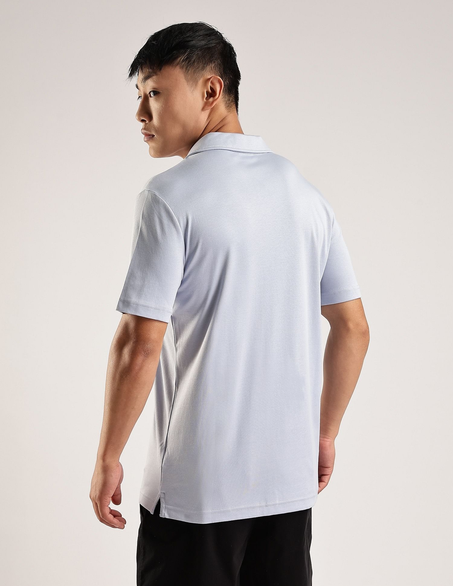 Calvin Klein Jeans Solid Slim-Fit Cotton Polo T-Shirt