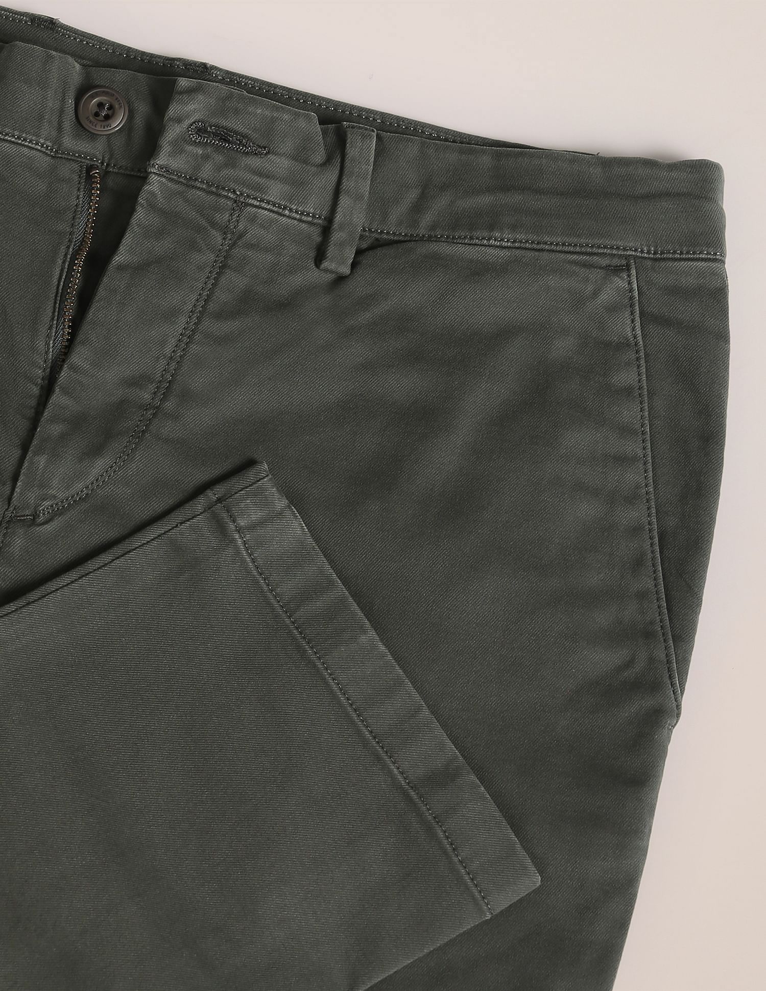 U.S. Polo Assn. Flat Front Solid Trousers
