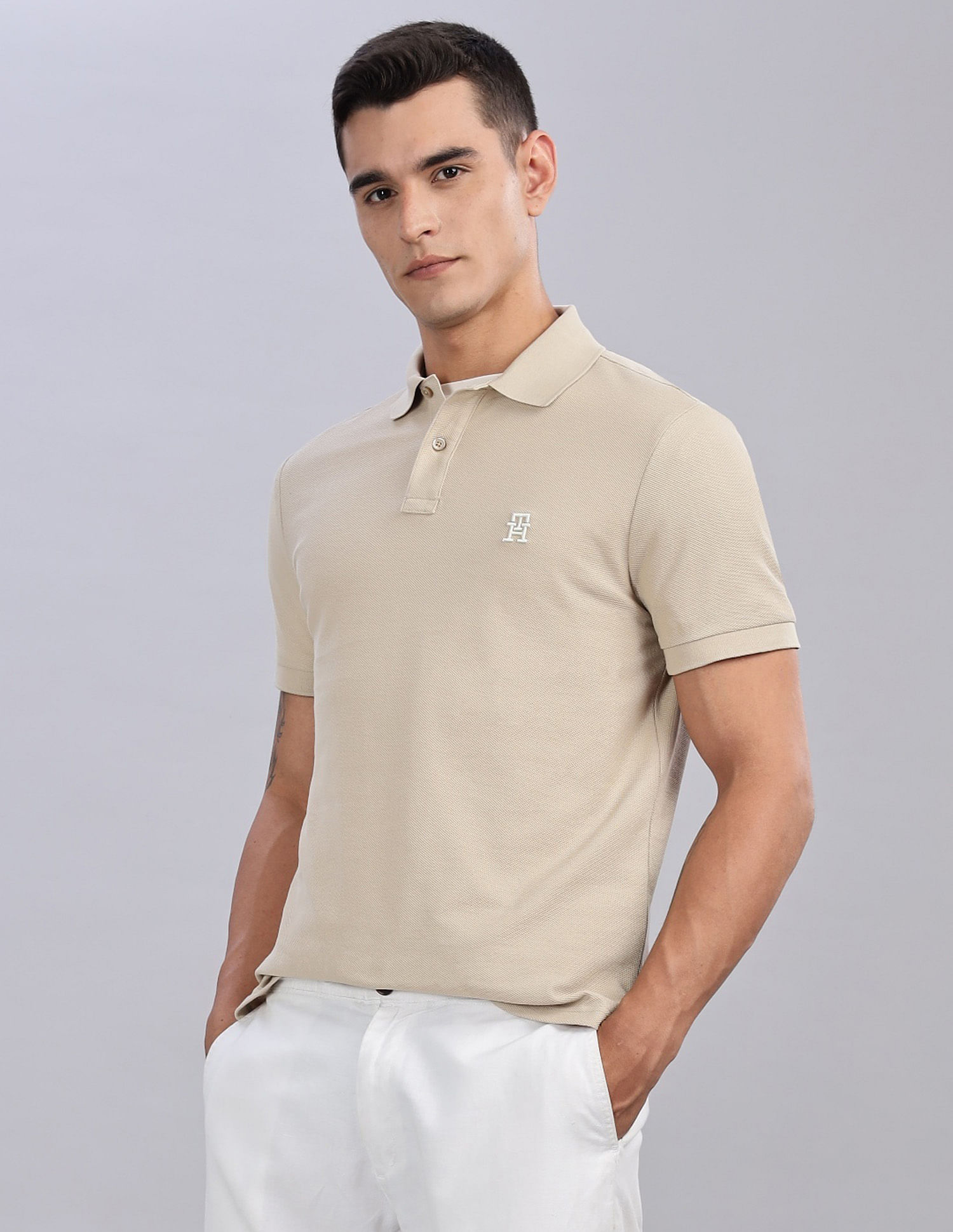 Tommy Hilfiger Solid Regular-Fit Cotton T-Shirt