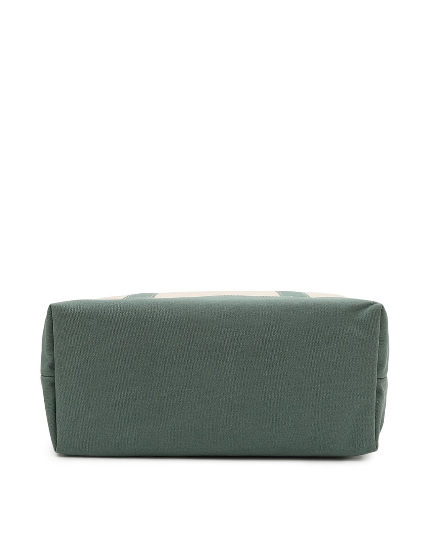 Tommy Hilfiger Colorblock Green Cotton Handbags