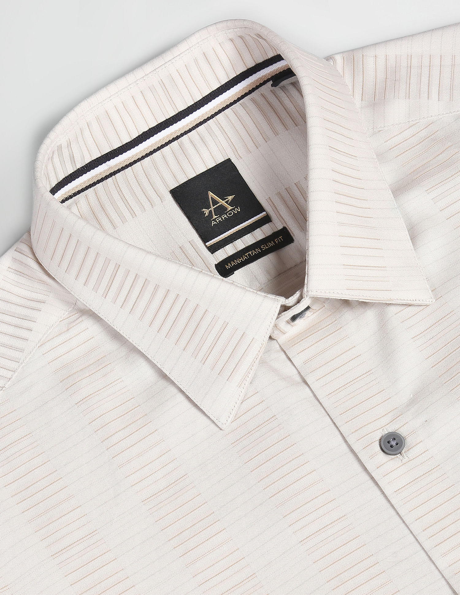 Arrow Newyork Vertical Stripe Slim Fit Shirt