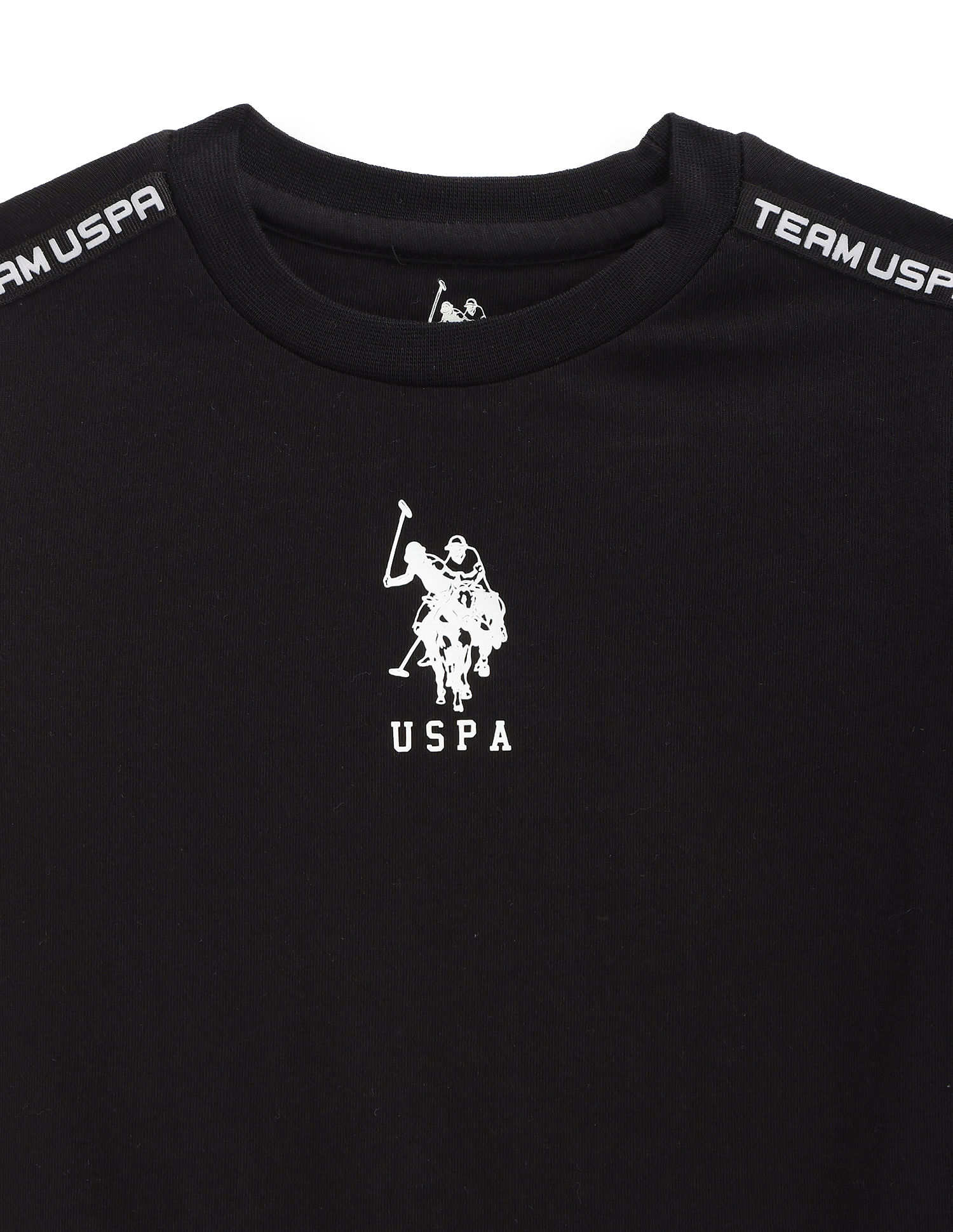 U.S. Polo Assn. Kids Boys Brand Tape T-Shirt