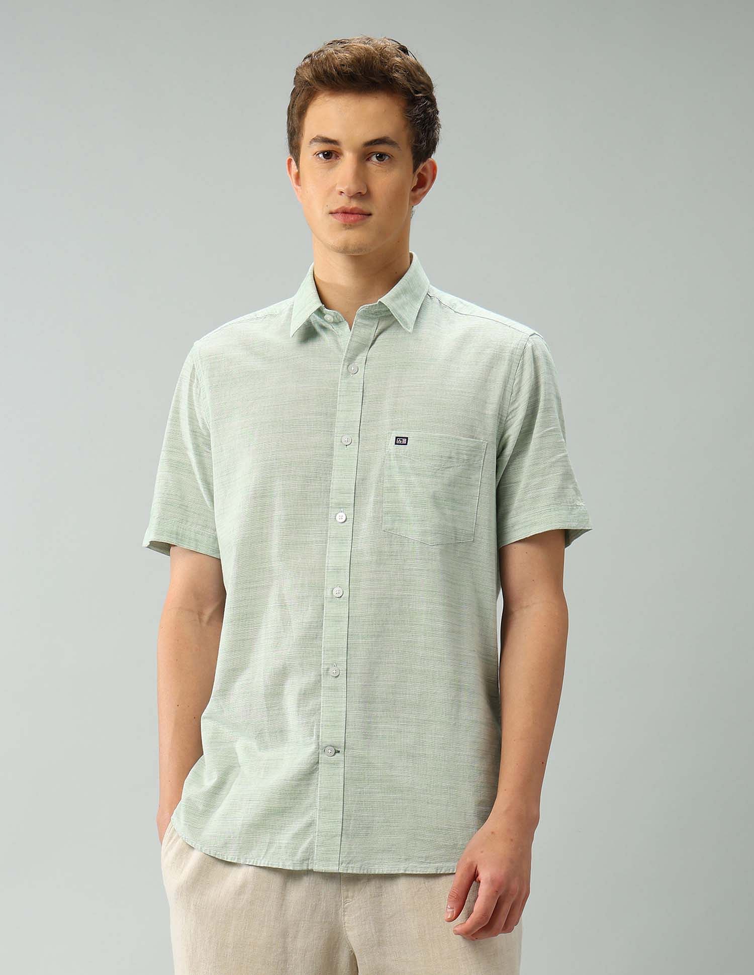 Arrow Sport Air Soft Regular Fit Abstract Shirt