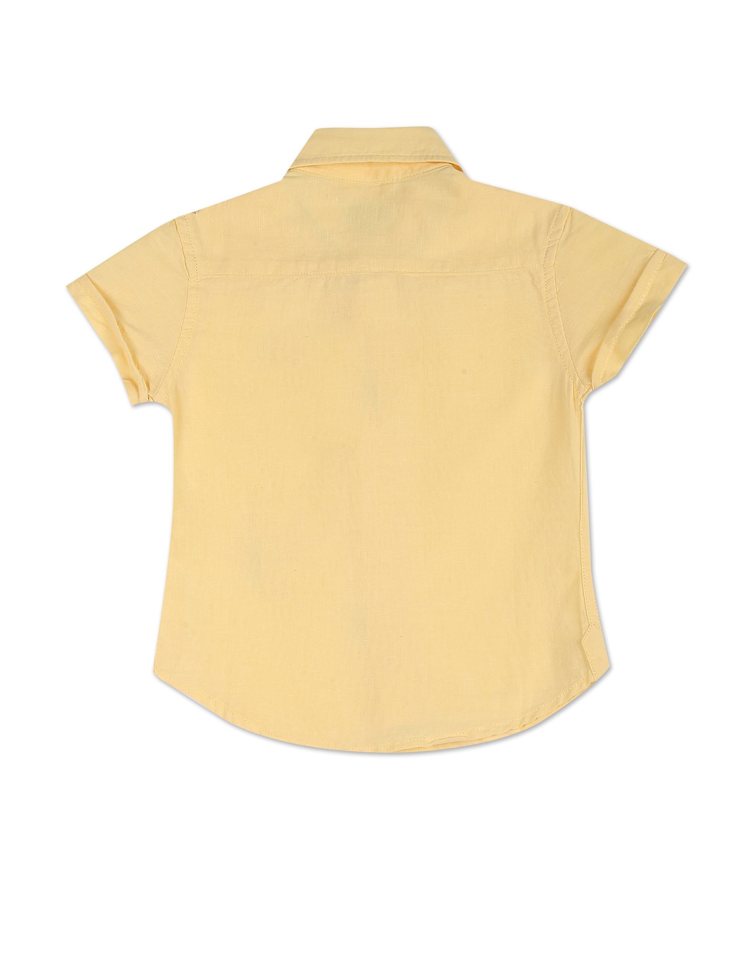 U.S. Polo Assn. Kids Boys Embroidered Logo Solid Shirt