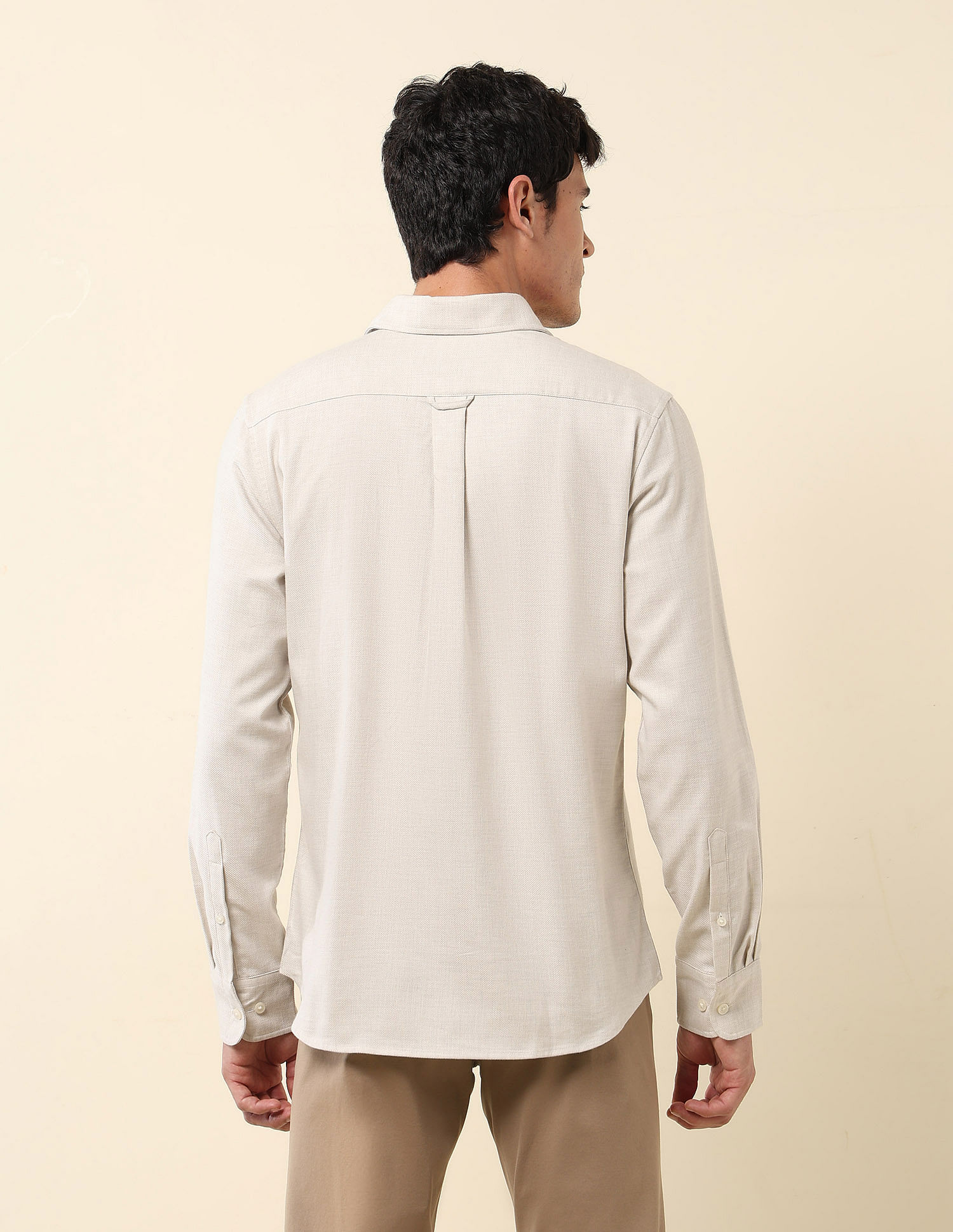 U.S. Polo Assn. Tailored Fit Pure Cotton Dobby Shirt