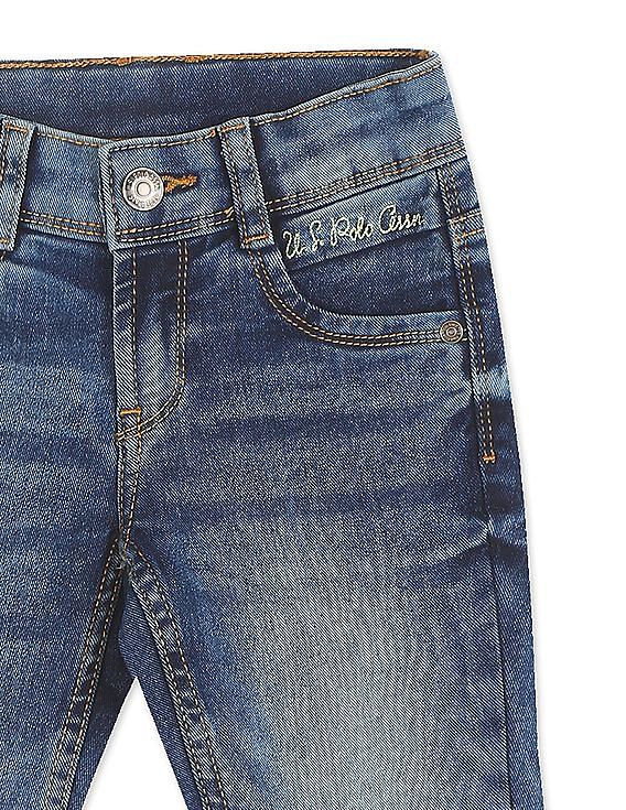 U.S. Polo Assn. Kids Mid Rise Regular Fit Jeans