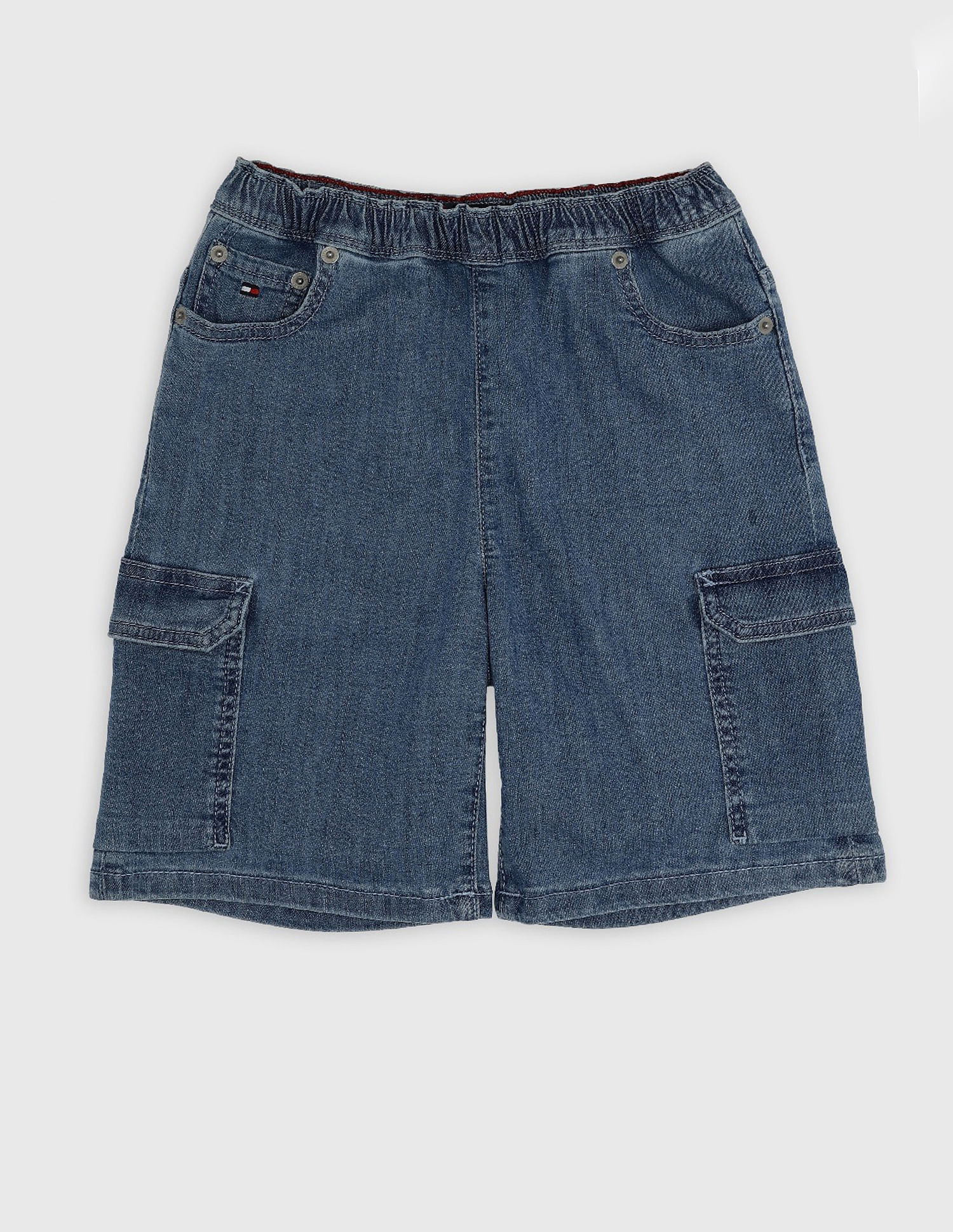 Tommy Hilfiger Kids Boys Solid Regular-Fit Cotton Shorts