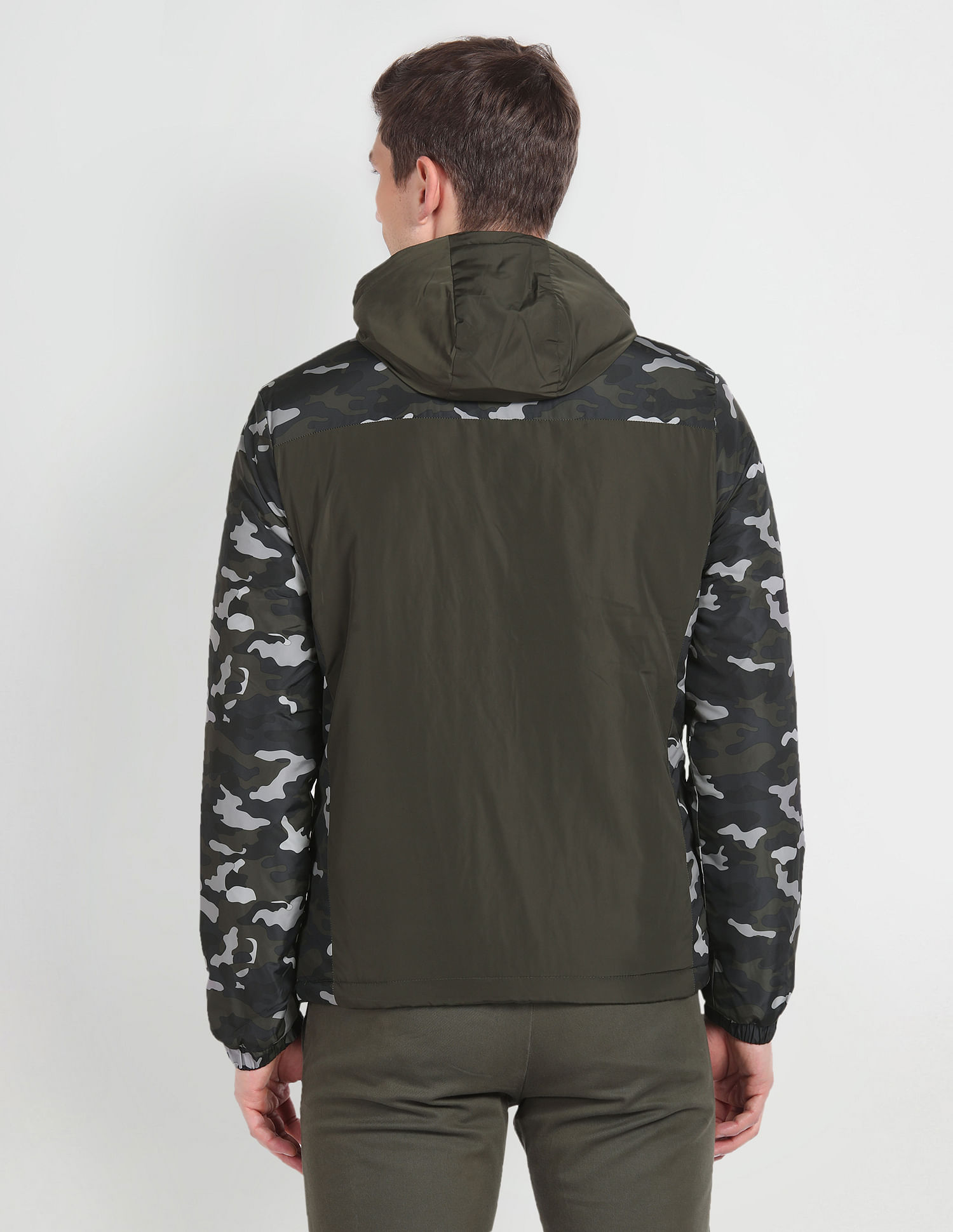 Buy U.S. Polo Assn. Denim Co. Lightweight Camouflage Hooded Jacket