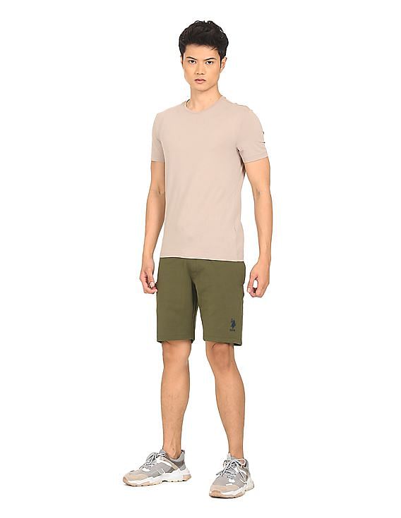 U.S. Polo Assn. Mid Rise Solid Shorts
