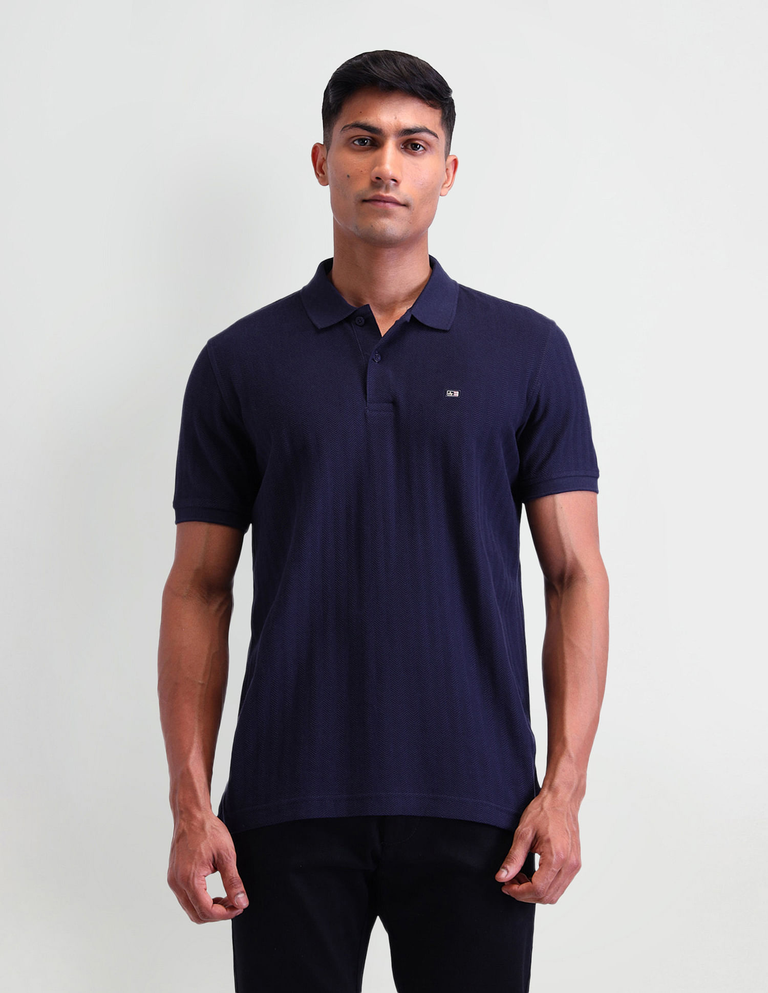 Arrow Sport Textured Regular Fit Polo Shirt