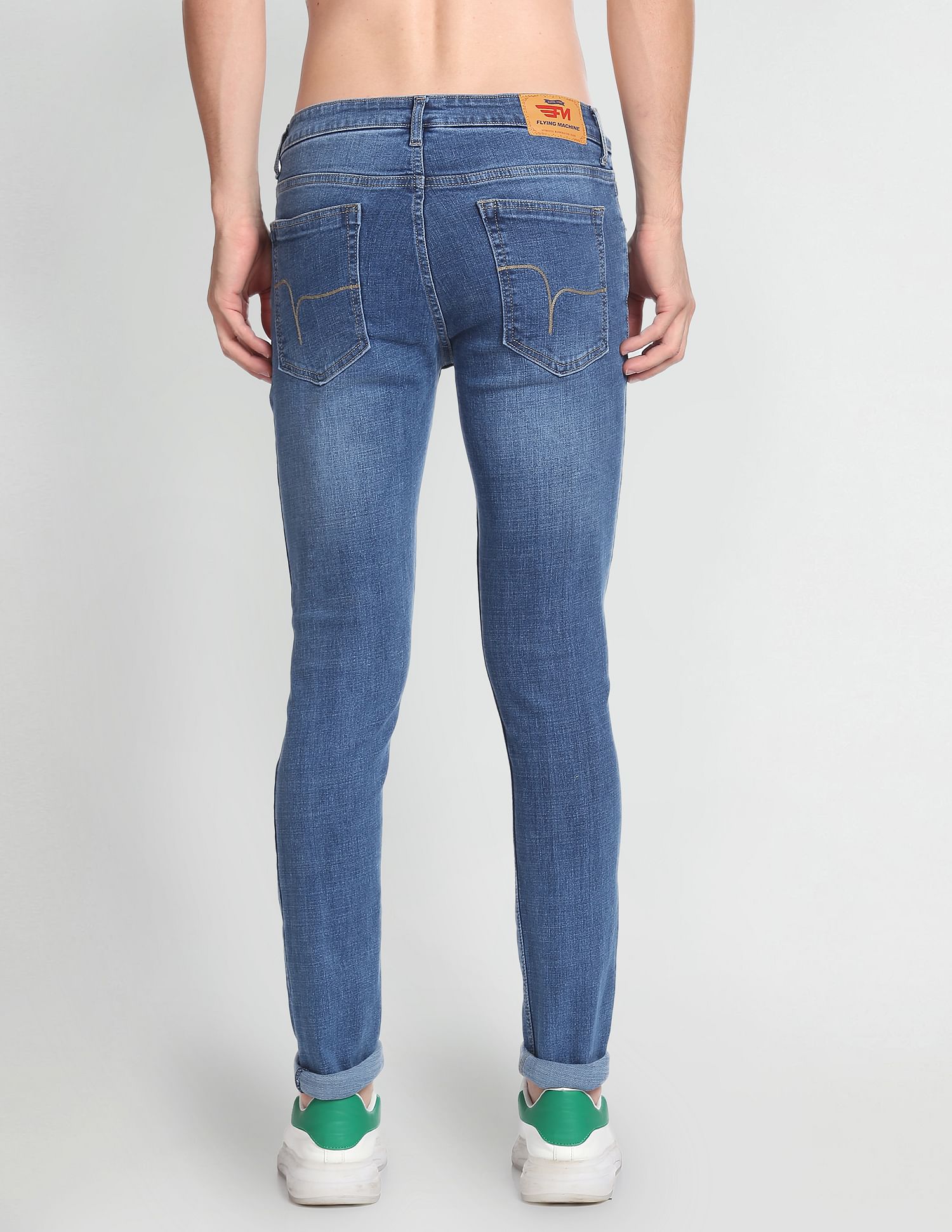 Flying Machine Jackson Skinny Fit Stone Wash Jeans
