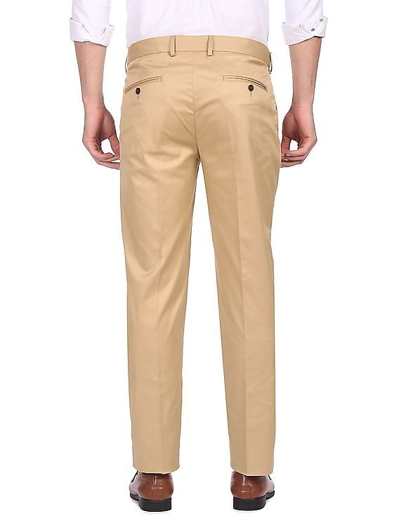 Buy Raymond Men's Pleat-Front Formal Trousers (RMTS02829-B6_Dark Blue_34) &  (RMTS02829-N6_Dark Green_34) at Amazon.in