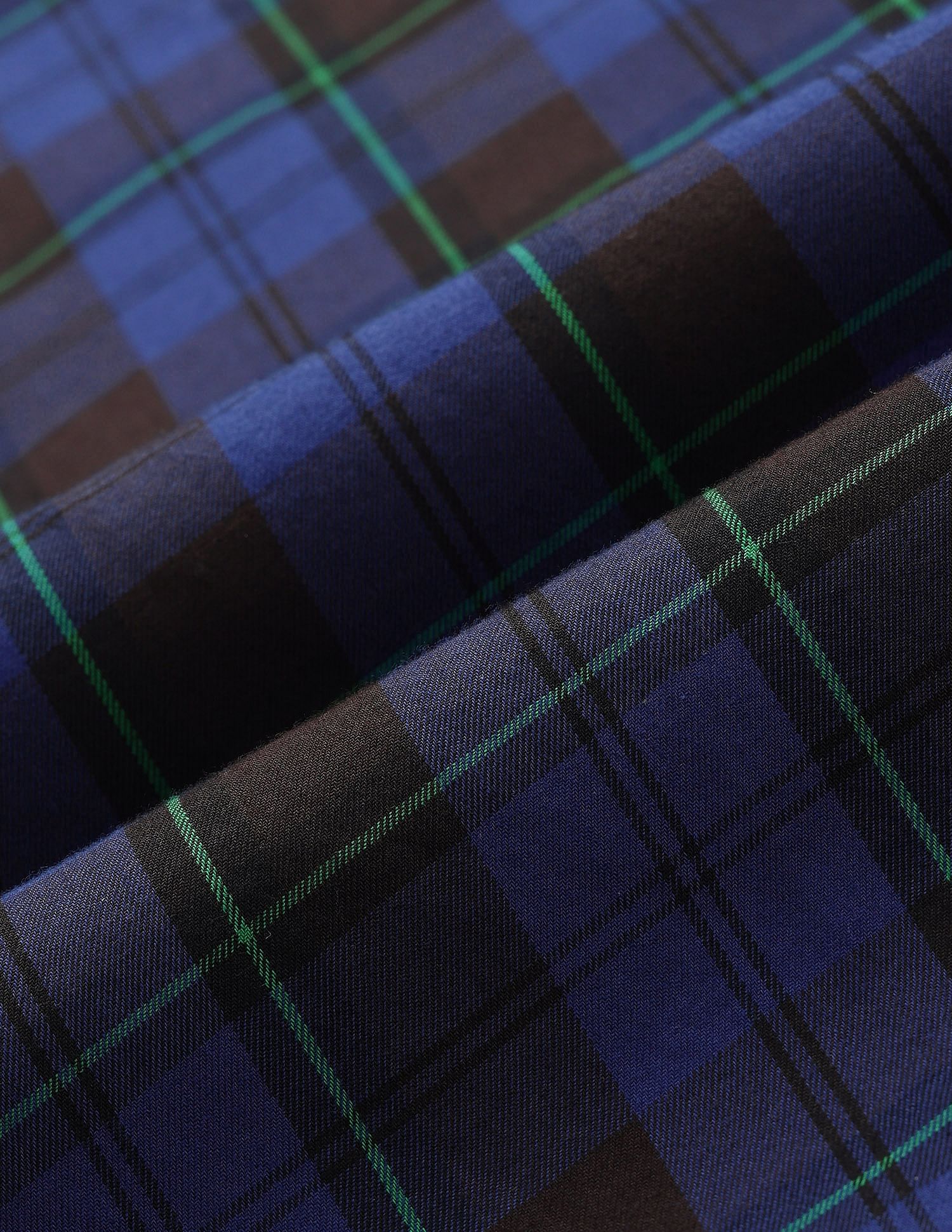 Arrow Sport Tartan Check Point Collar Shirt