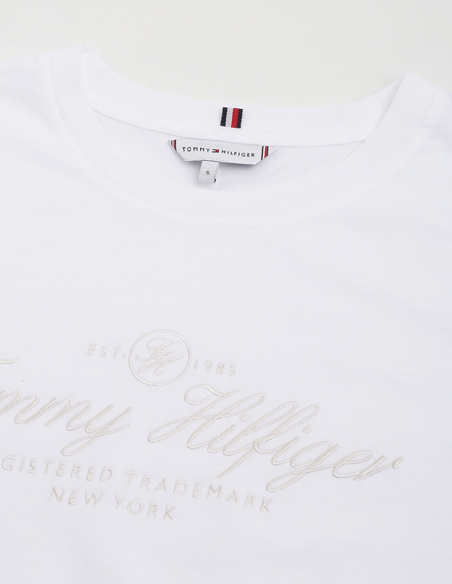 Tommy Hilfiger Script Logo Organic Cotton T-Shirt