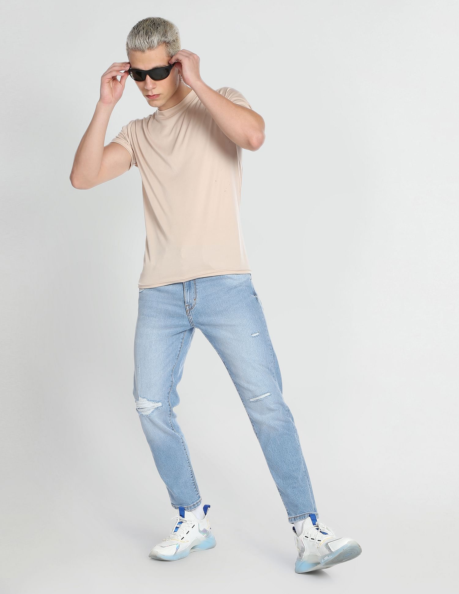 Flying Machine Mankle Slim Fit Whiskered Classic Vintage Jeans
