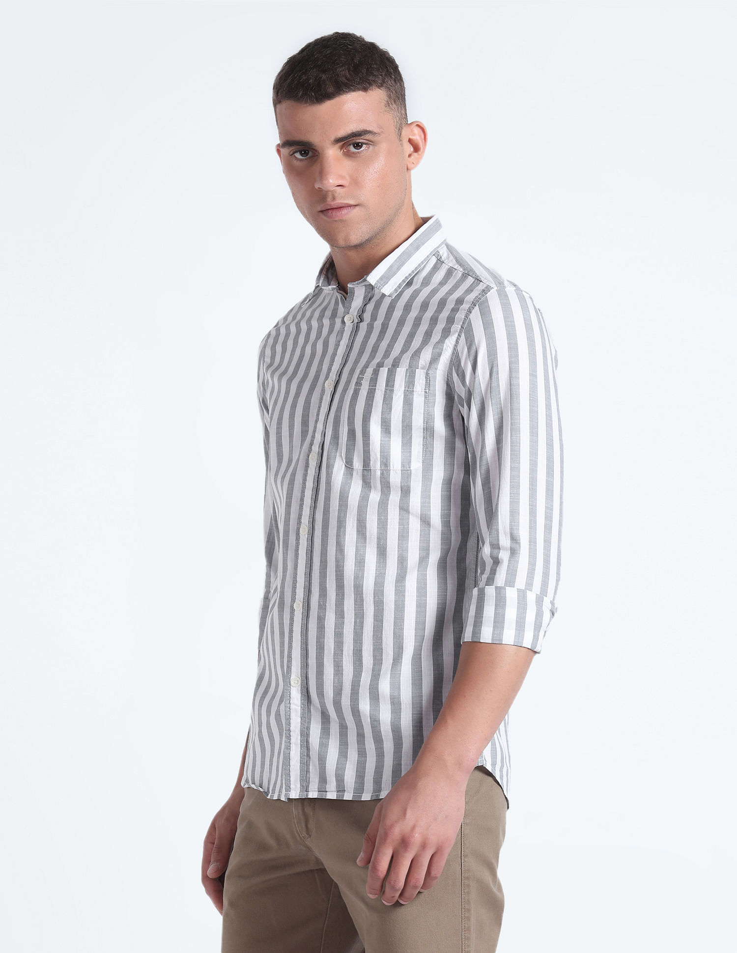 Flying Machine Slim Fit Cotton Shirt