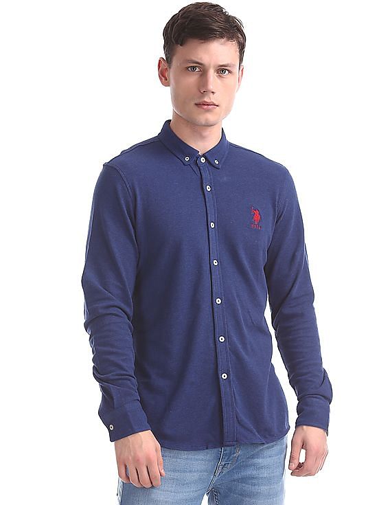 U.S. Polo Assn. Regular Fit Pique Knit Shirt