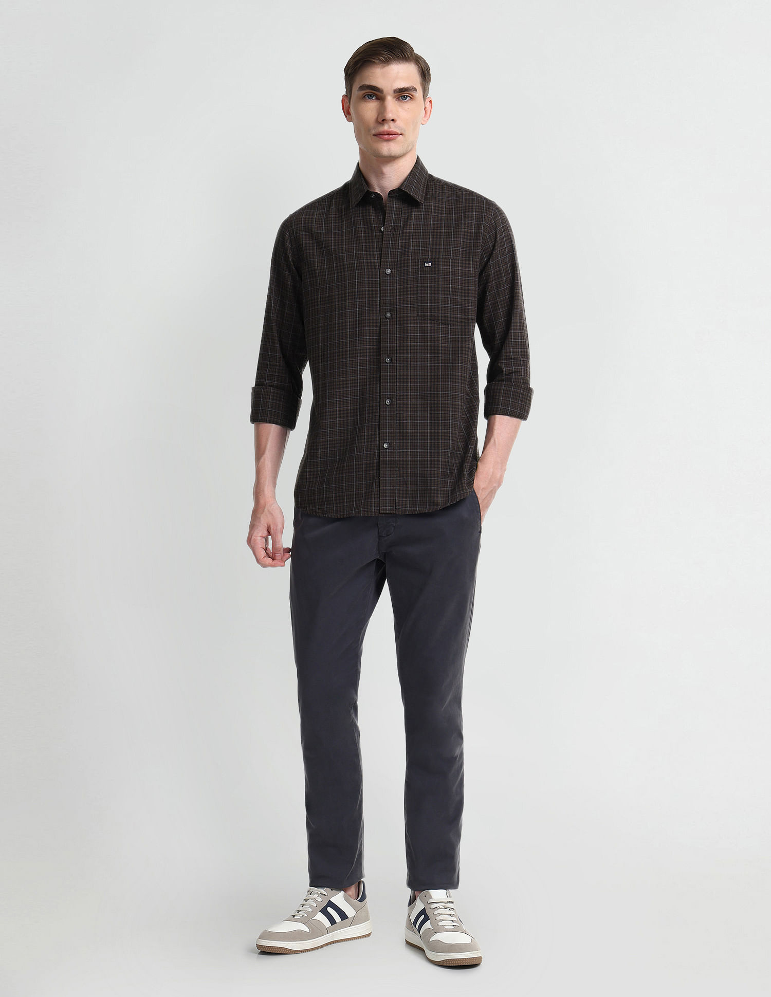 Arrow Sport Slim Fit Pure Cotton Shirt
