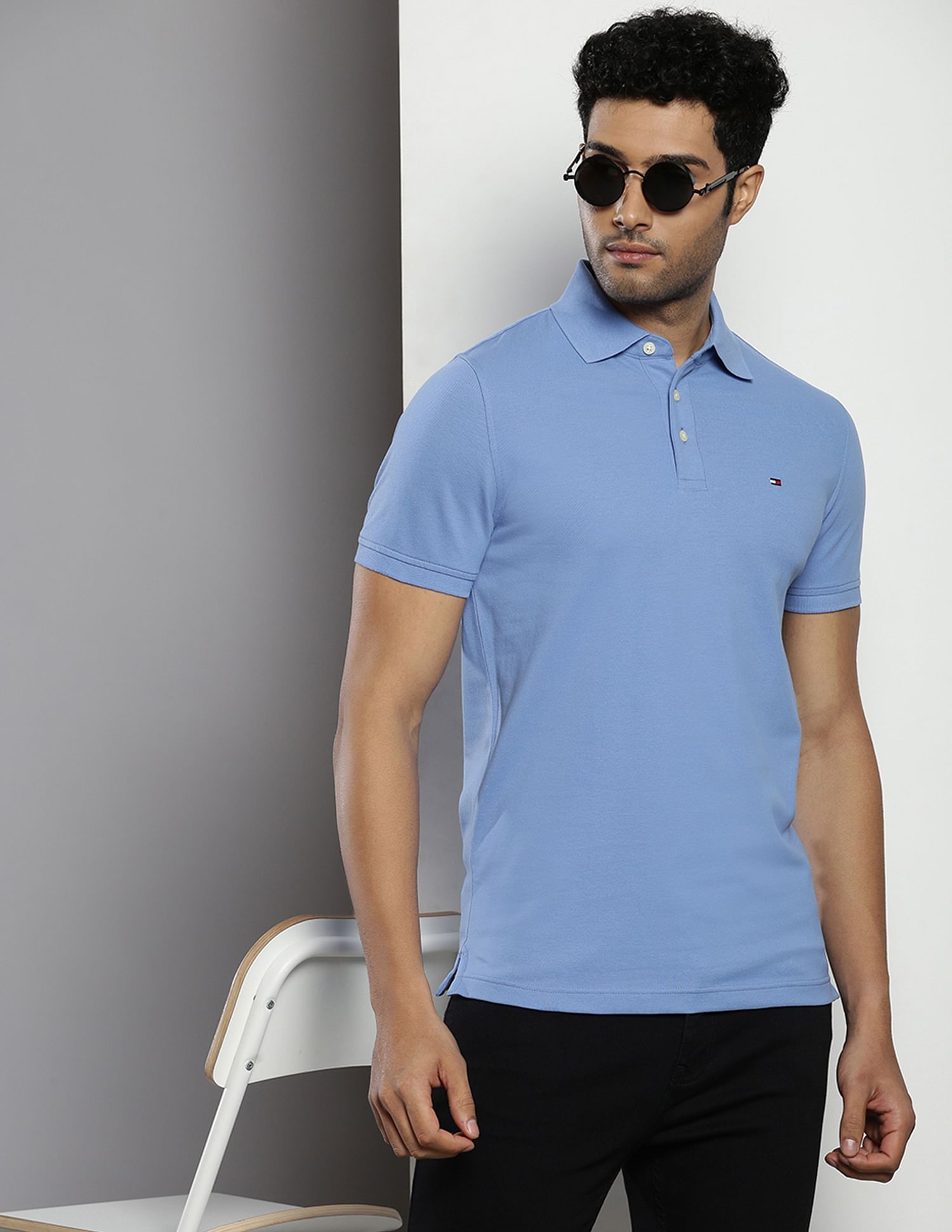 Tommy Hilfiger Knit Stretch Slim Polo Shirt