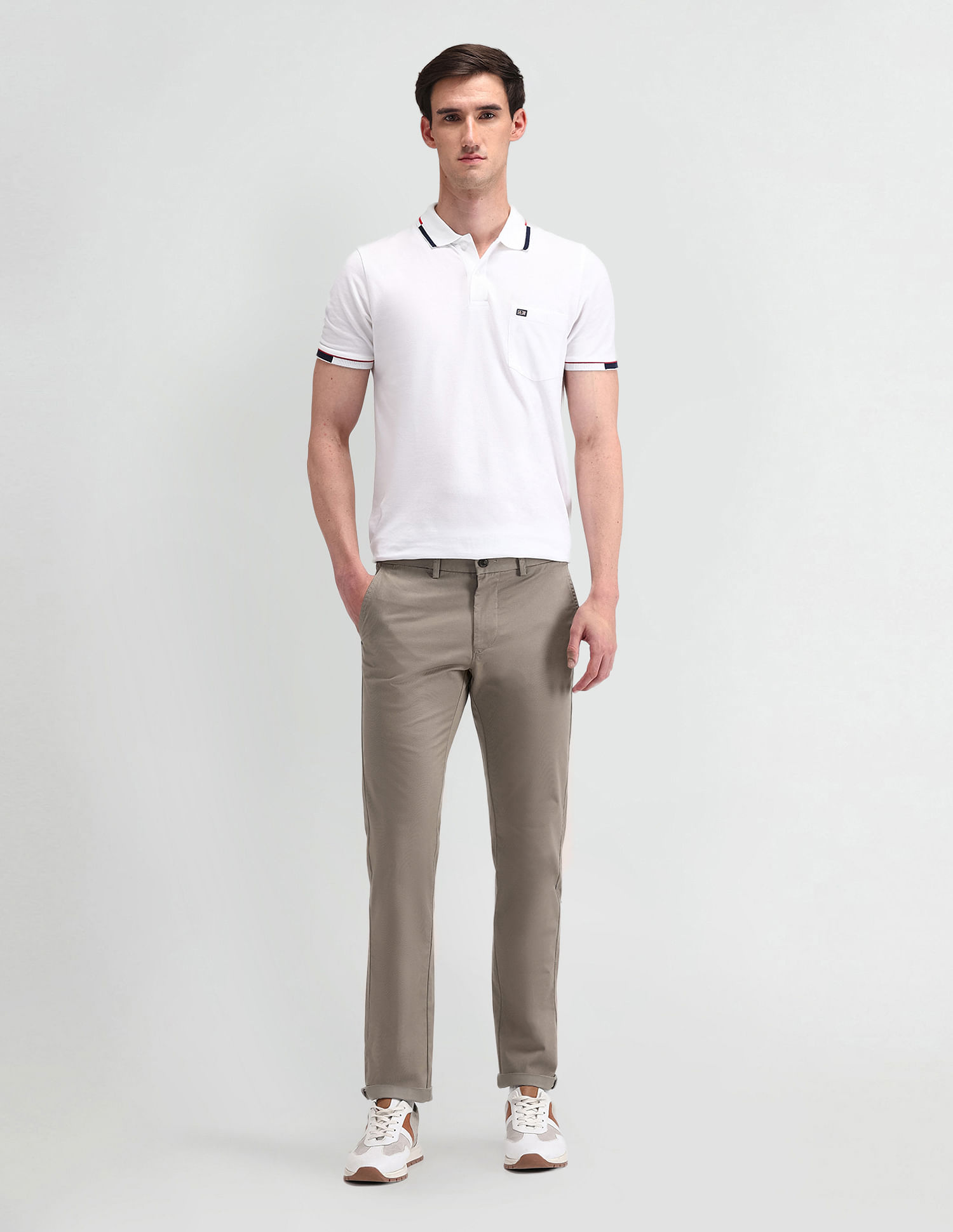 Arrow Sport Slim Fit Inner Web Detailed Trousers