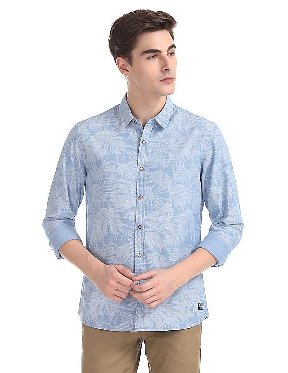 Flying Machine Regular Fit Printed Shirt