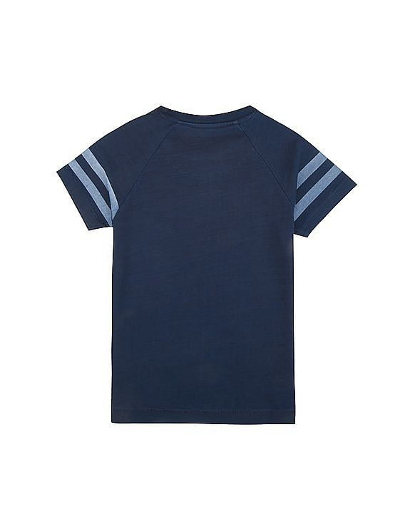 Buy U.S. Polo Assn. Kids Boys Boys Raglan Sleeve Printed T-Shirt - NNNOW.com