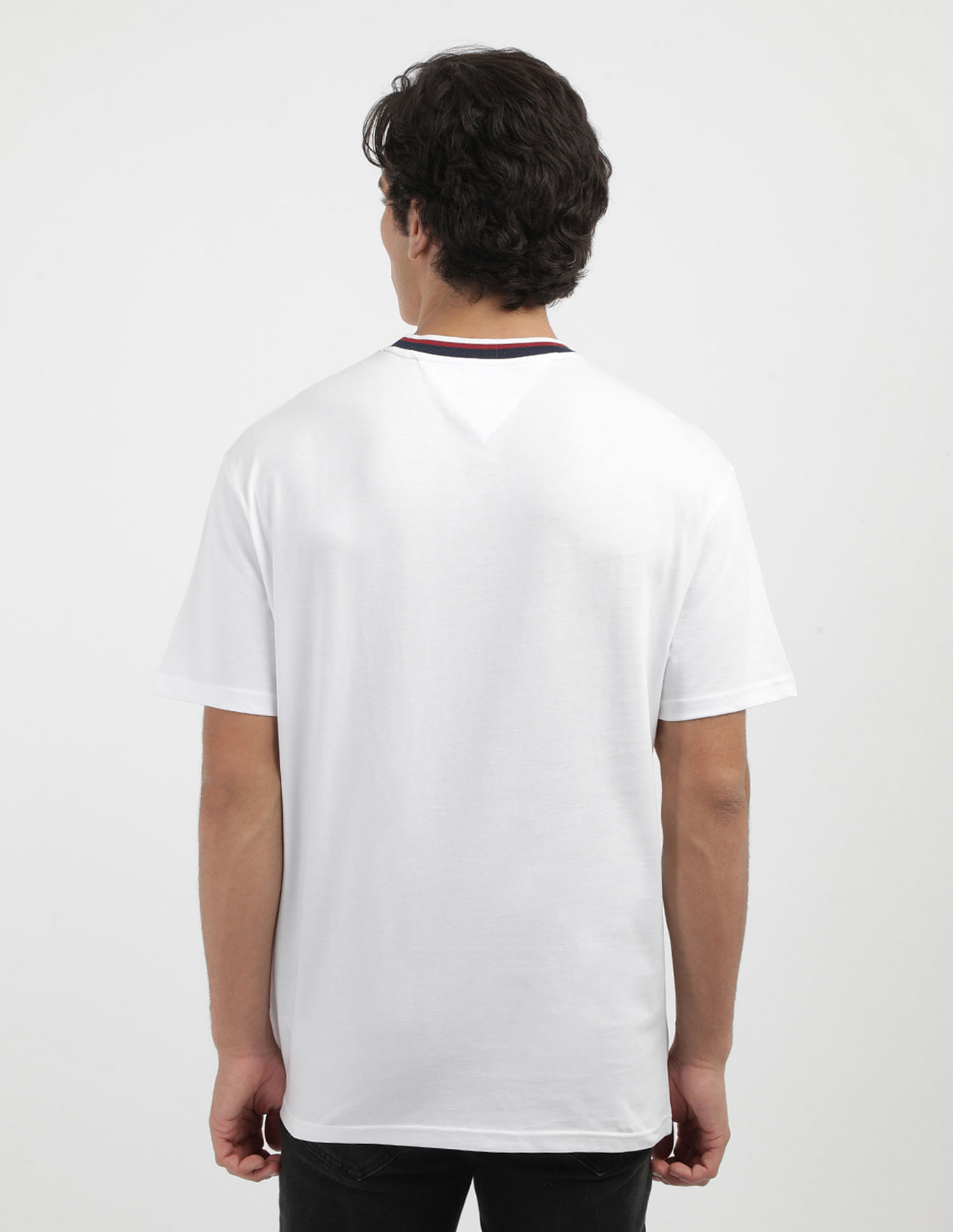 Tommy Hilfiger Linear Ringer Cotton T-Shirt