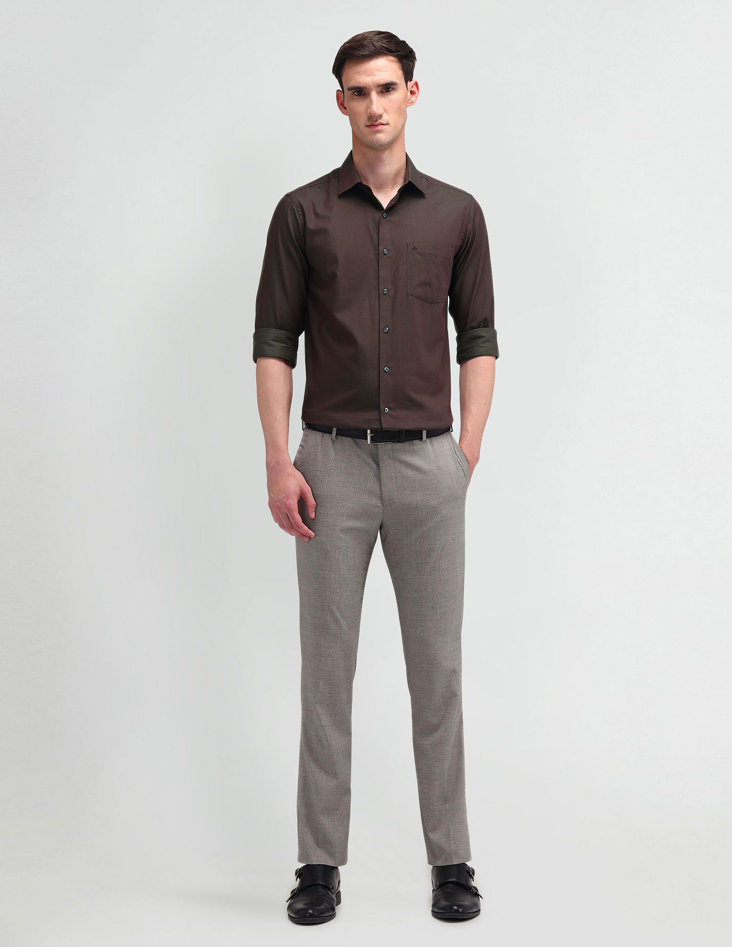 Arrow Liberty Classic Fit Textured Shirt