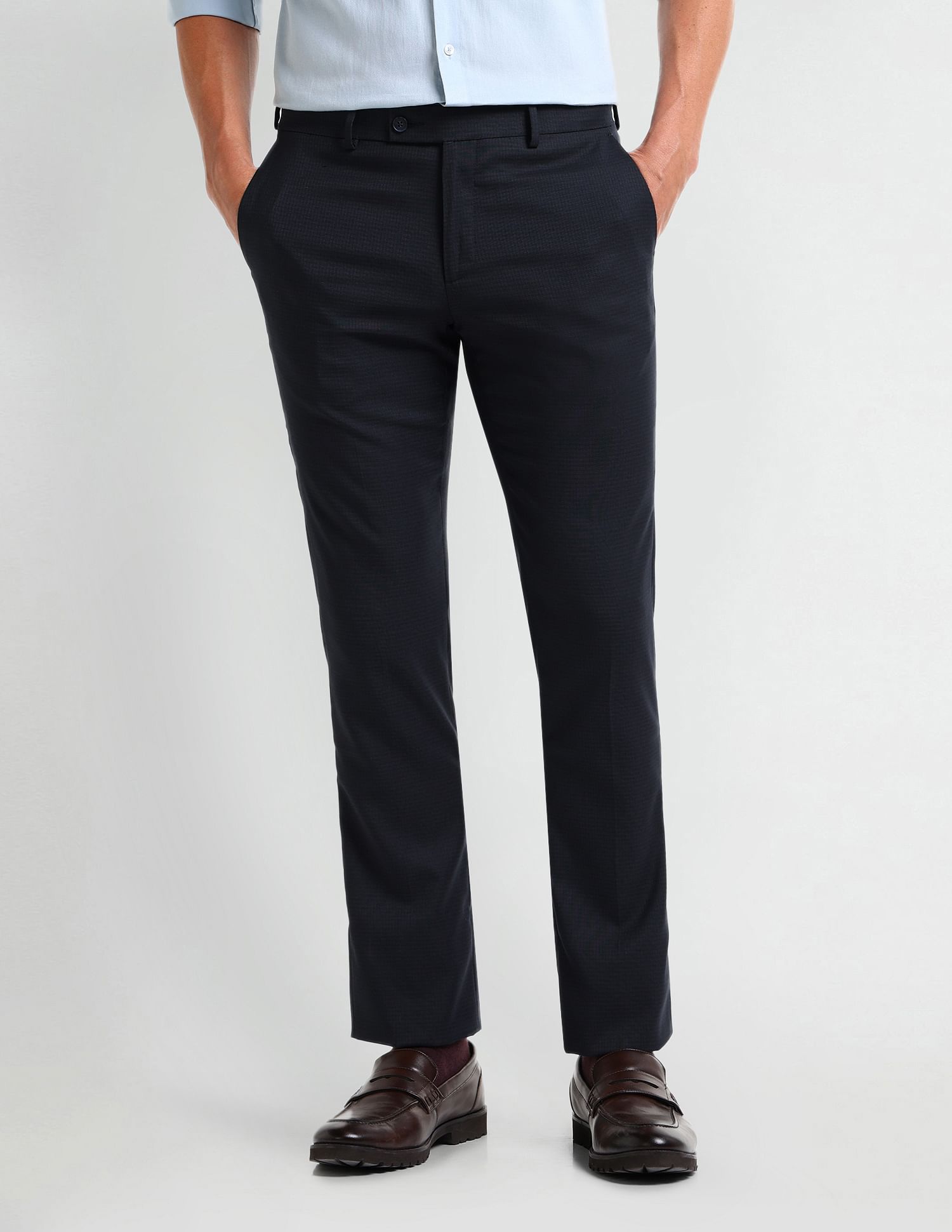 Arrow Tapered Fit Dobby Trousers