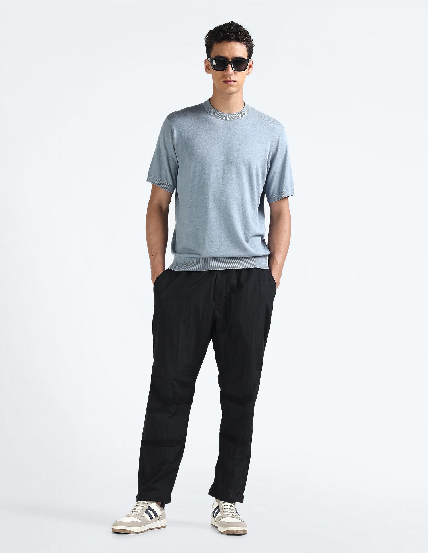 Flying Machine Mohammad Ali Elasticized Waist Trousers