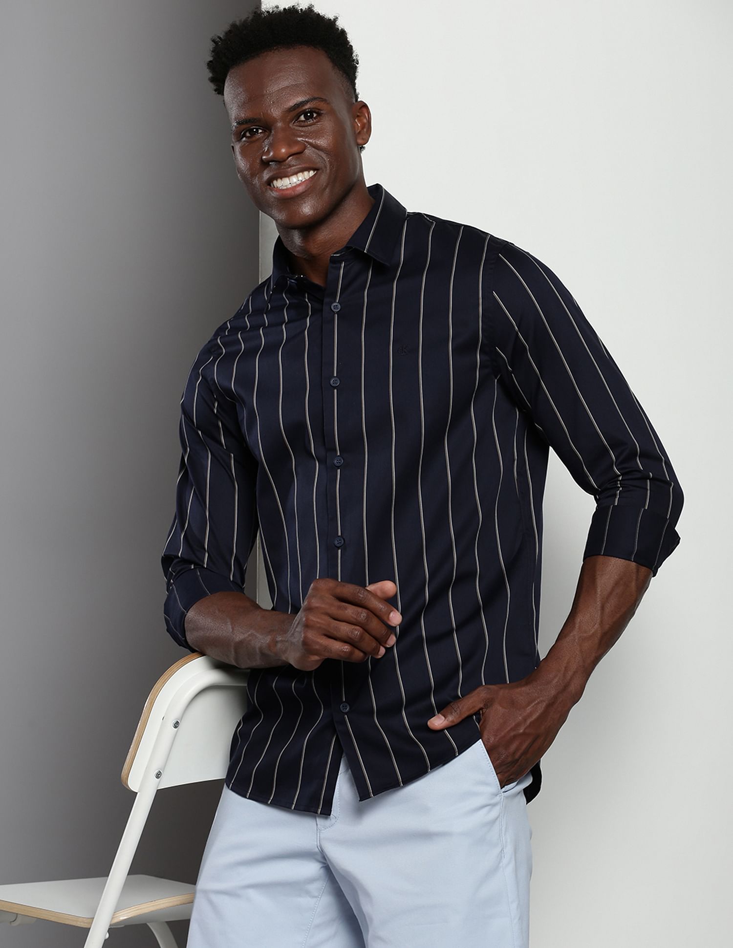 Slim Wool Stretch Suit Trousers Calvin Klein® | K10K103084477