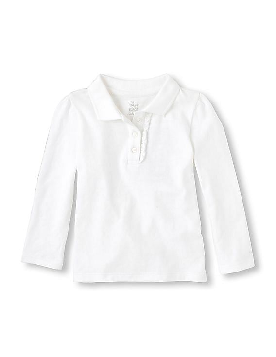 Children's place clearance long sleeve polo