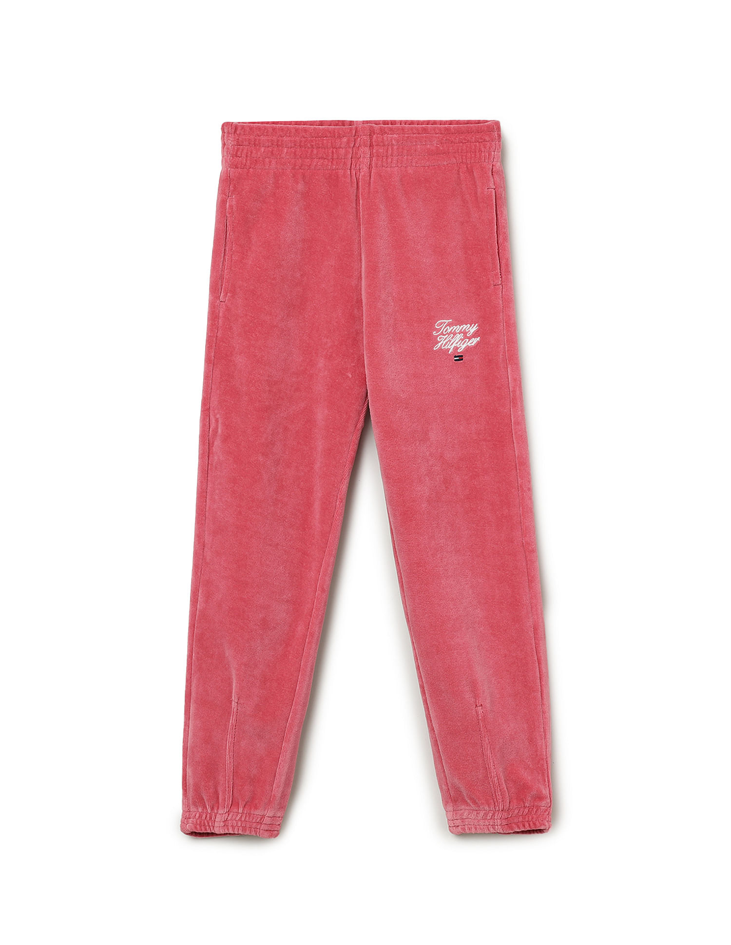 Tommy Hilfiger Kids Girls Mid -Rise Regular Fit Track Pants
