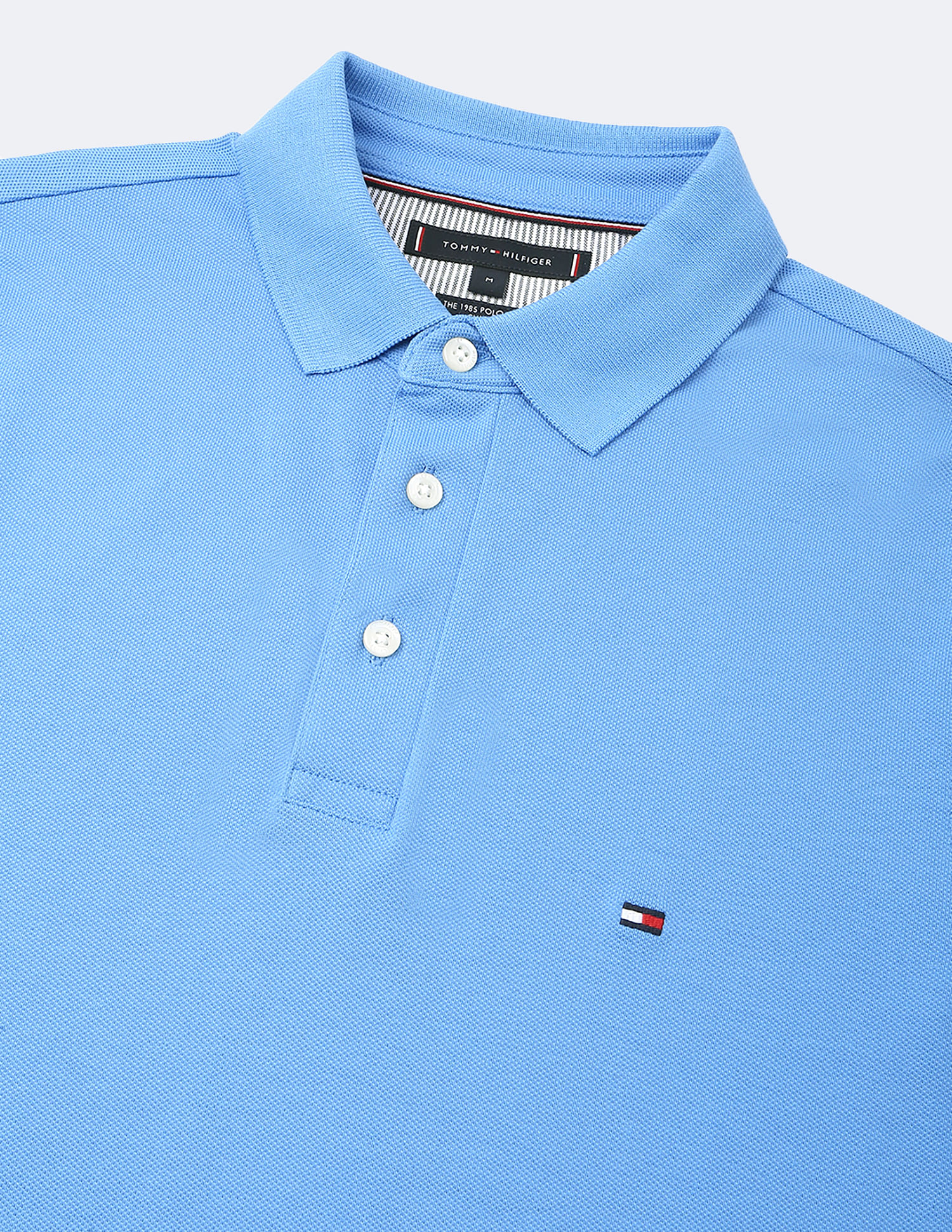 Tommy Hilfiger Solid Slim-Fit Cotton Polo Shirt