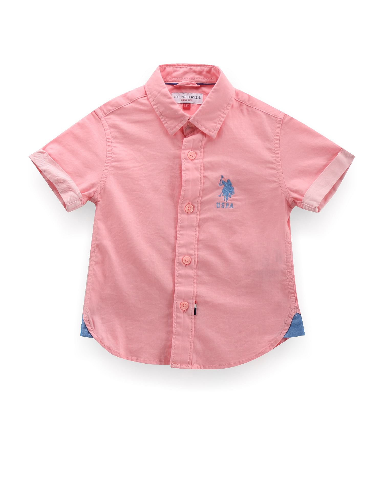 U.S. Polo Assn. Kids Boys Solid Twill Shirt