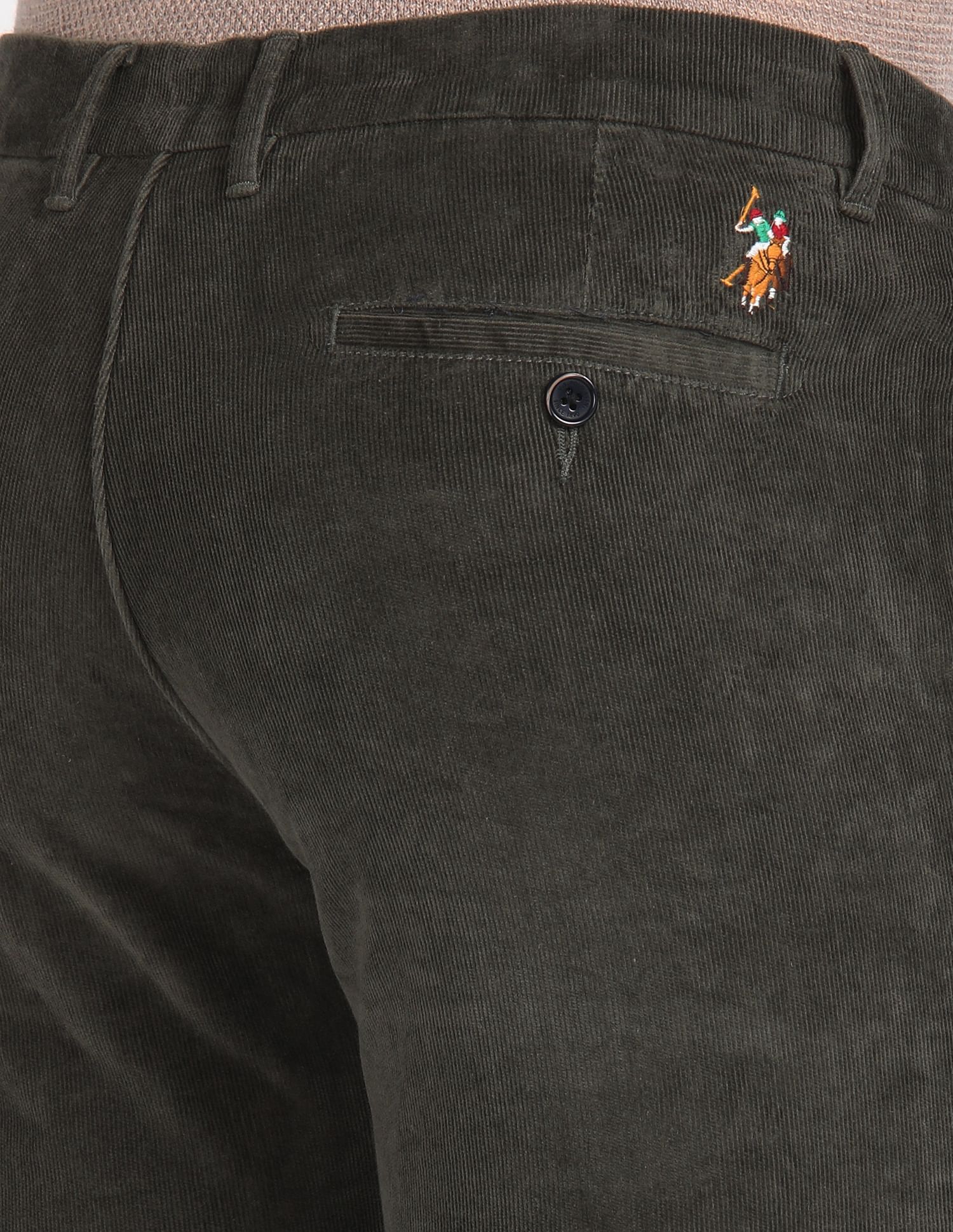Buy U.S. Polo Assn. Cotton Stretch Corduroy Trousers - NNNOW.com