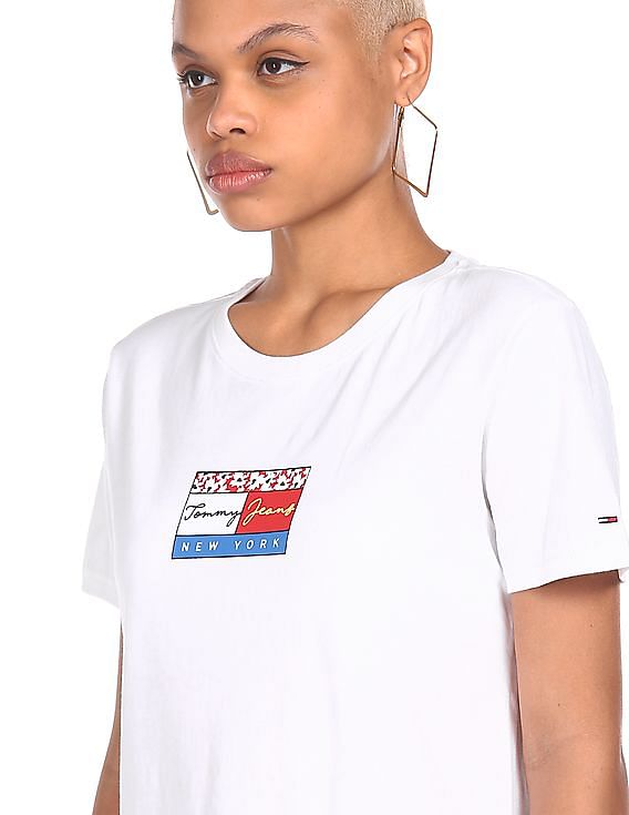 Tommy hilfiger jeans store t shirt women's