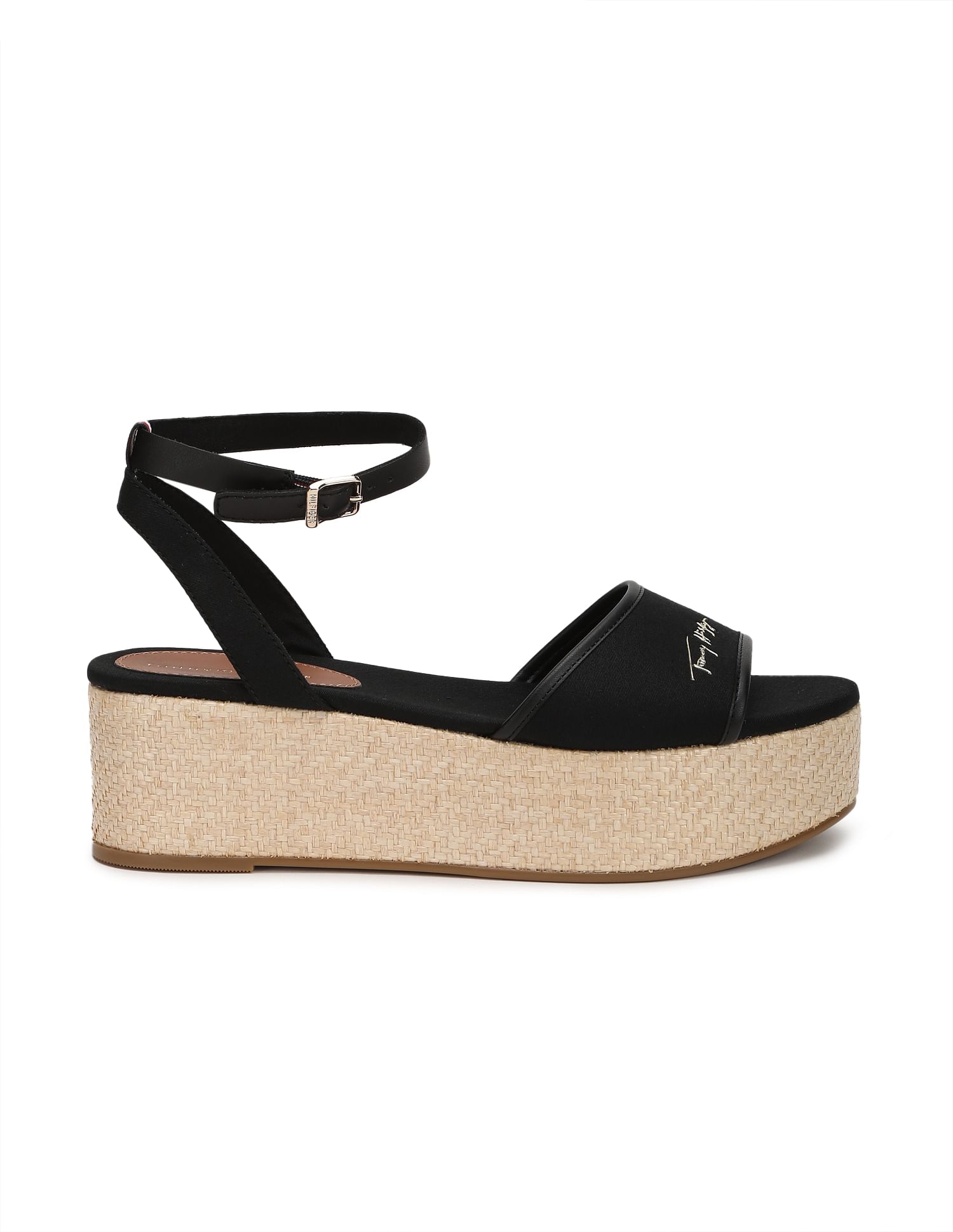 Buy Tommy Hilfiger Women Signature Platform Sandals NNNOW