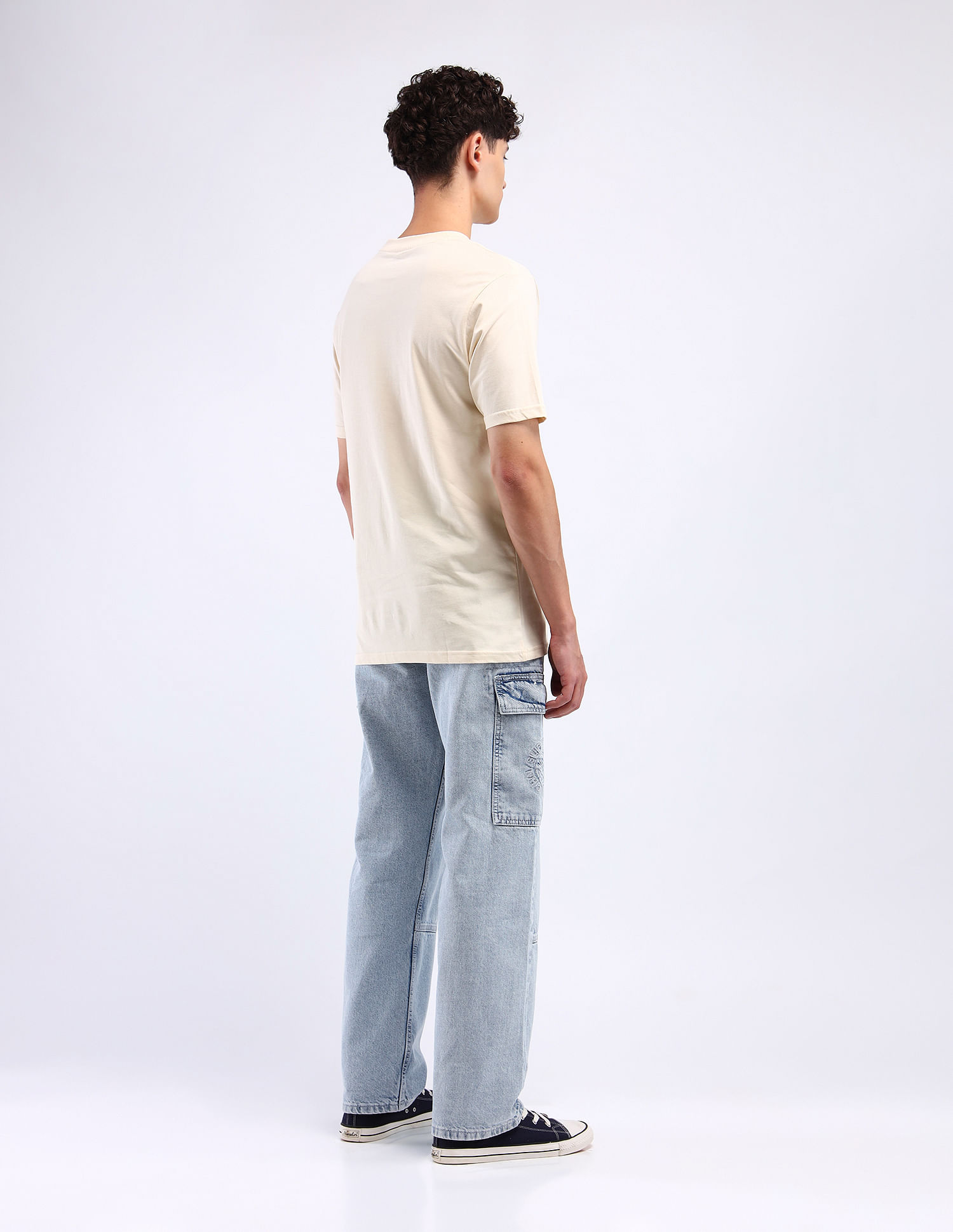 Flying Machine Cobain 90s Loose Fit Rinsed Jeans