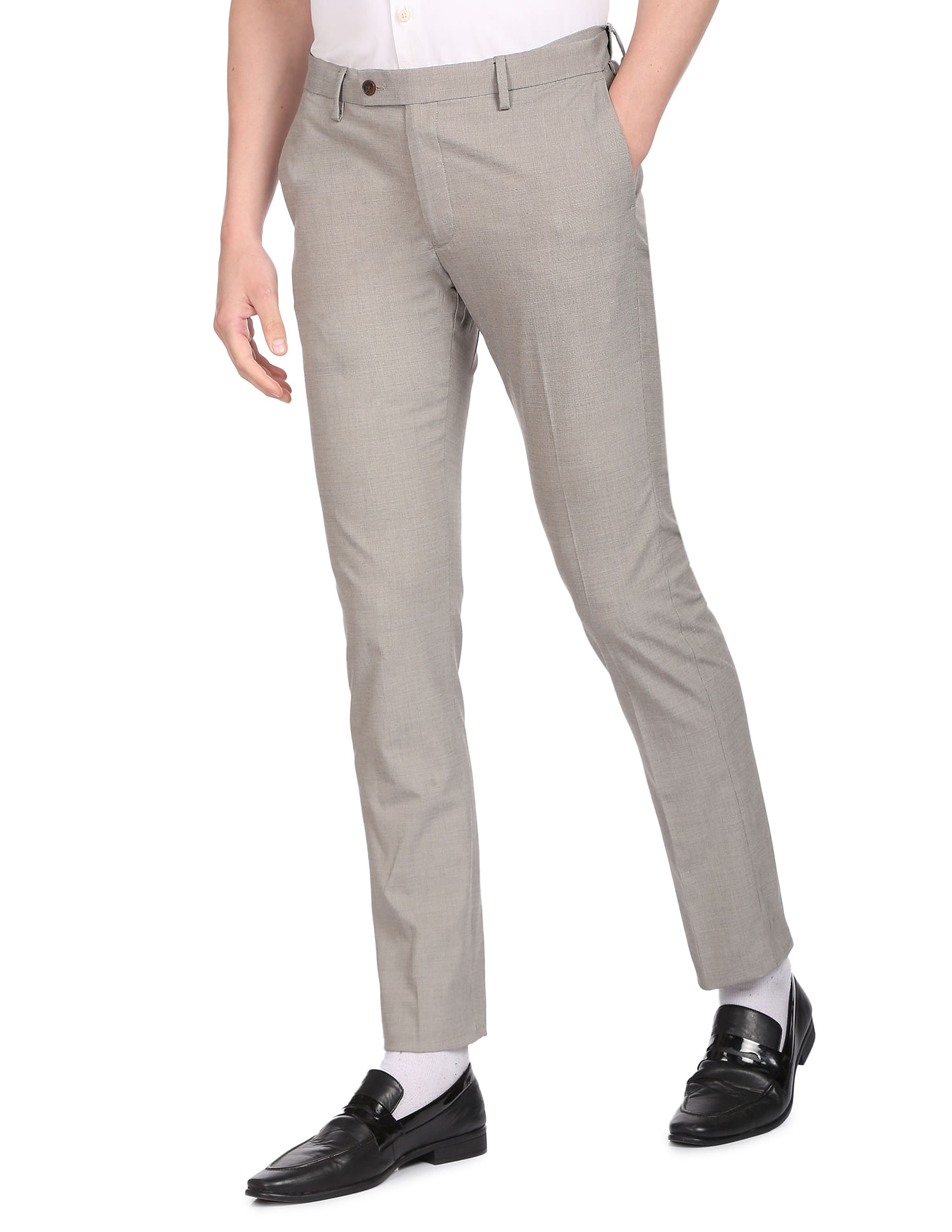 Buy VILLAIN Mens Formal Trousers  Slim Fit Formal Pants  Navy Blue  Online at Best Prices in India  JioMart