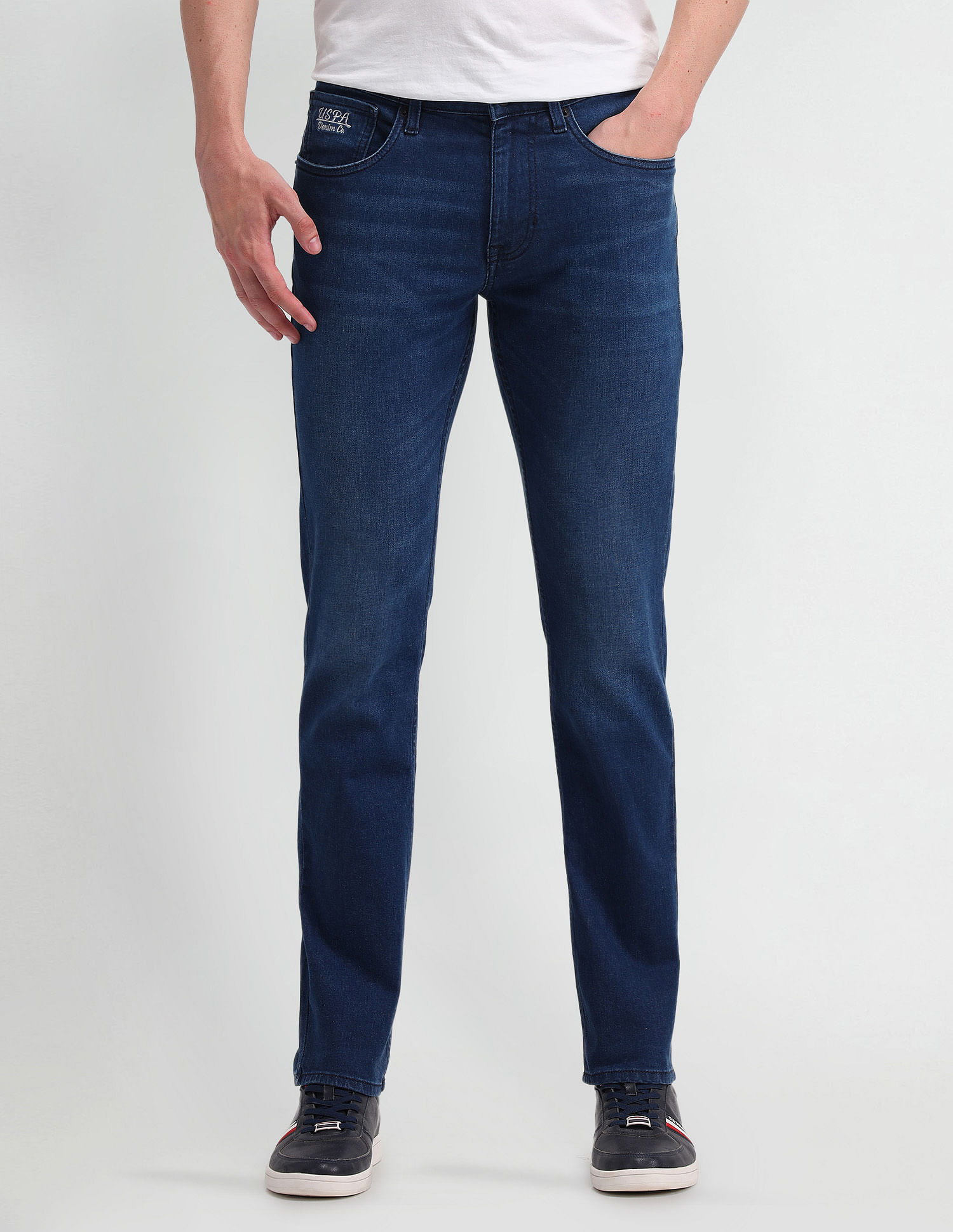 U.S. Polo Assn. Denim Co. Brandon Slim Tapered Blue Jeans