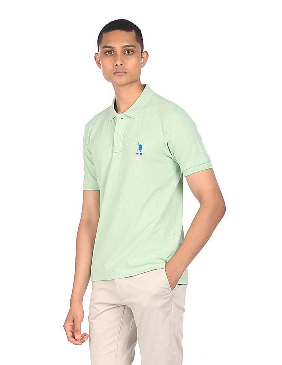 Green Short Sleeves Polo Shirt 