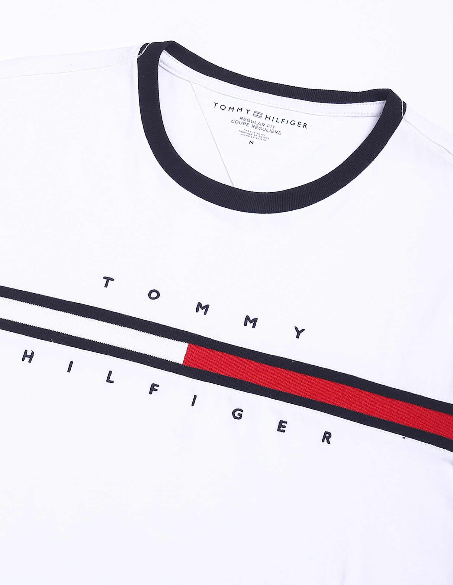 Tommy Hilfiger Embroidered Logo Regular-Fit Cotton T-Shirt