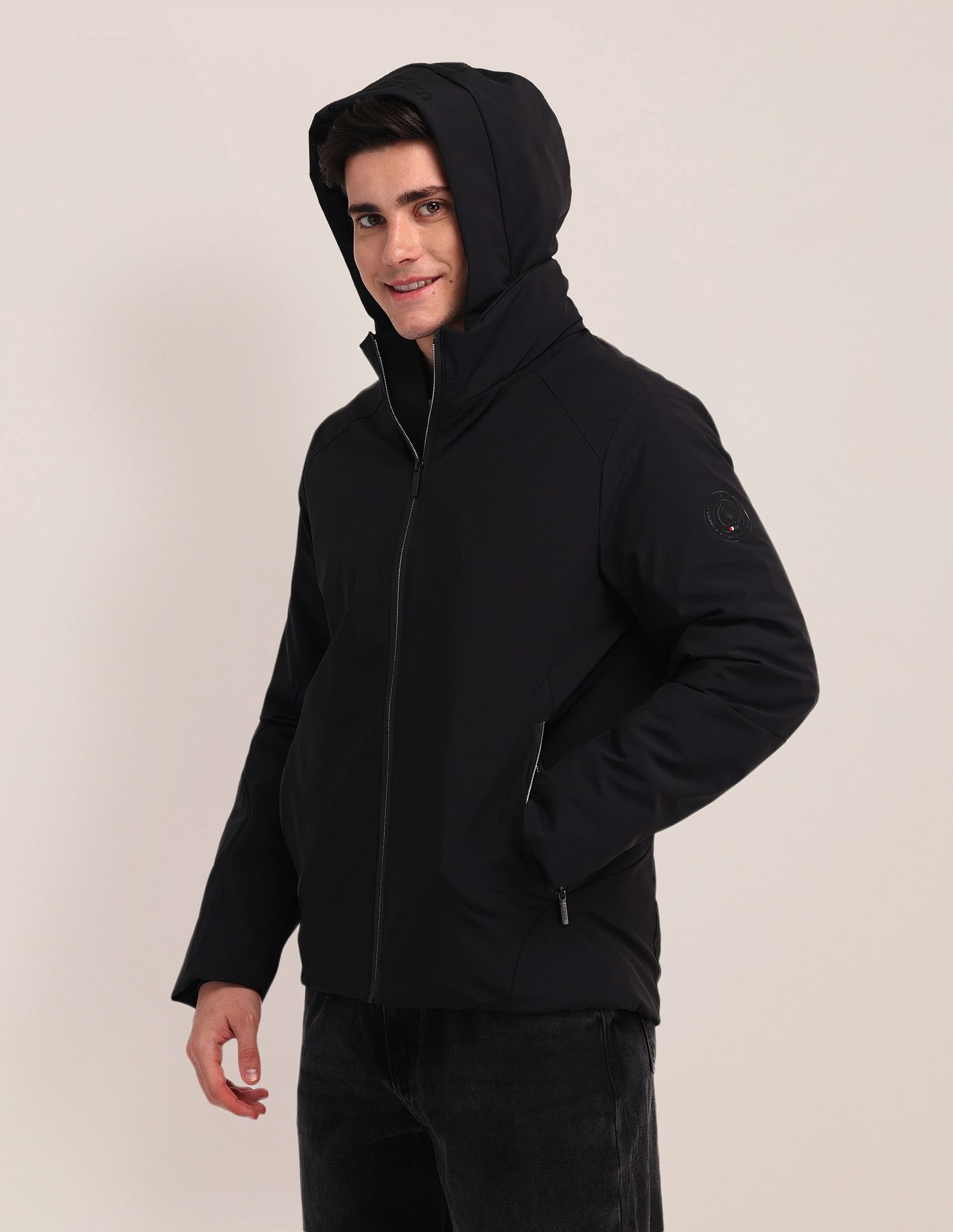 U.S. Polo Assn. Detachable Hood Padded Jacket