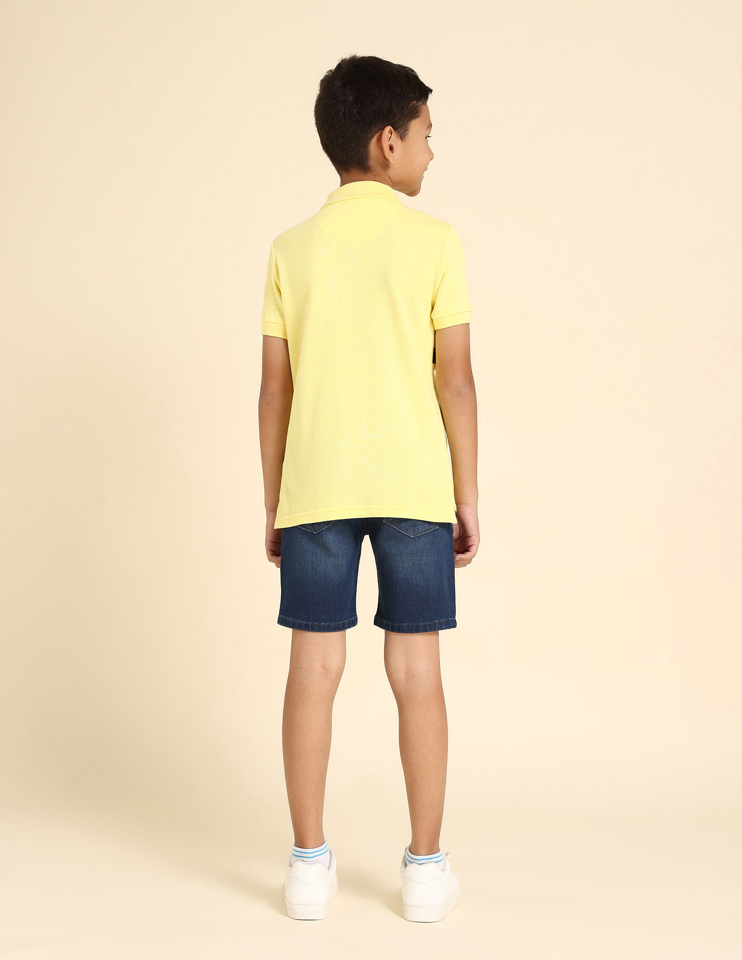 U.S. Polo Assn. Kids Boys Brand Tape Polo Shirt