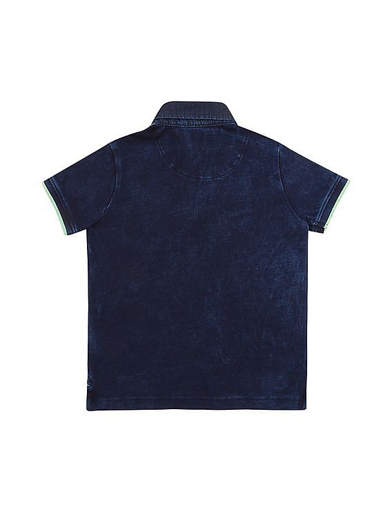 U.S. Polo Assn. Kids Boys Washed Pique Polo Shirt