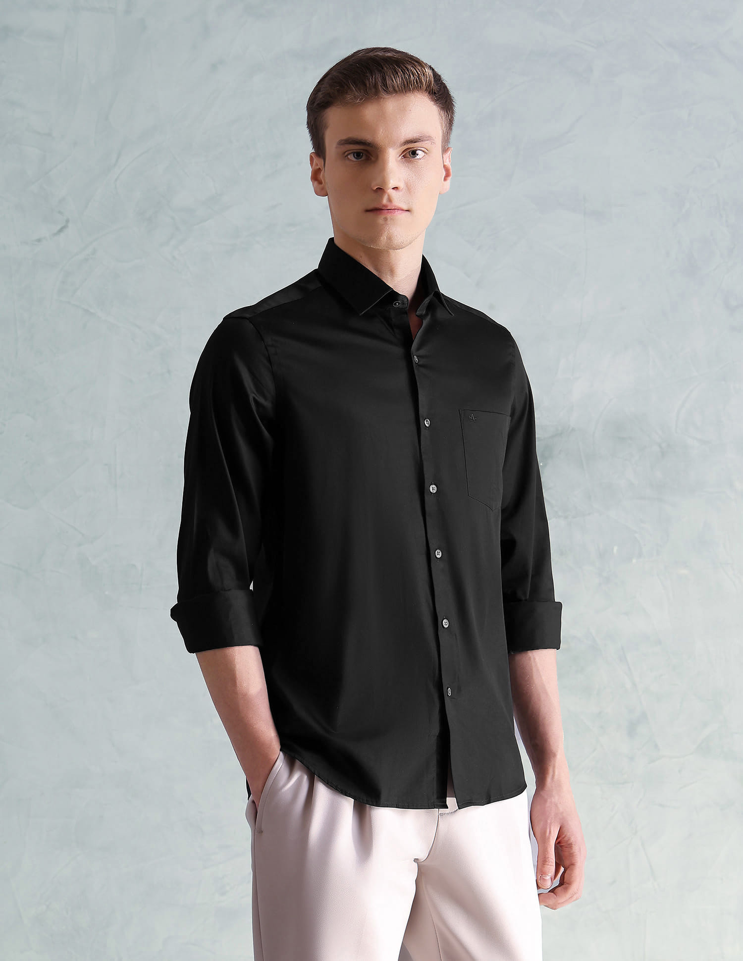 slim fit dress slacks Arrow McLaren Apex Performance Dress Shirt White – Collars & Co